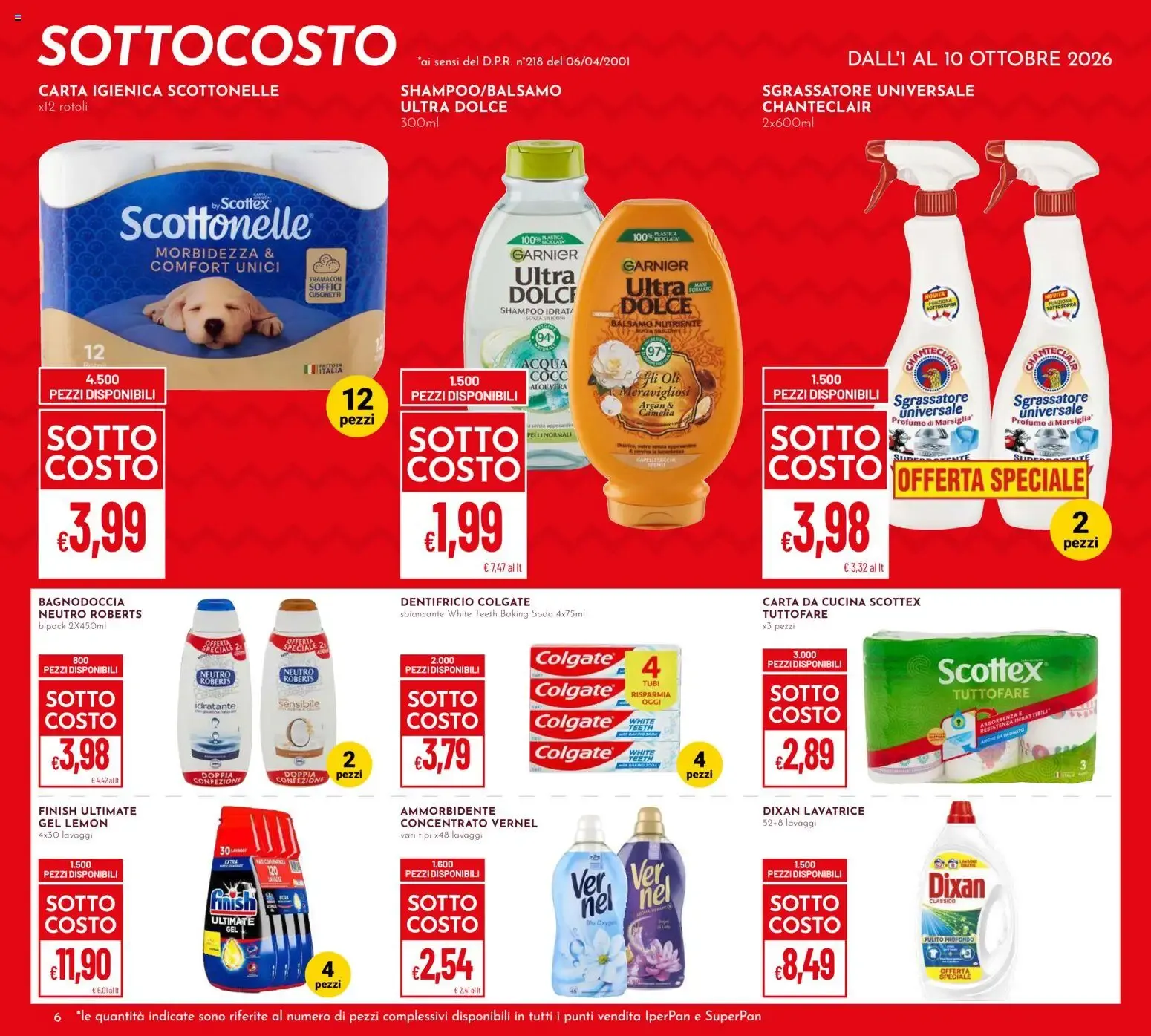 Nuovo Pan volantino dal 01/10/2026 > offerte anteprima 🛍️ da 1 ottobre a 21 ottobre di 2026 - Pagina del volantino 6