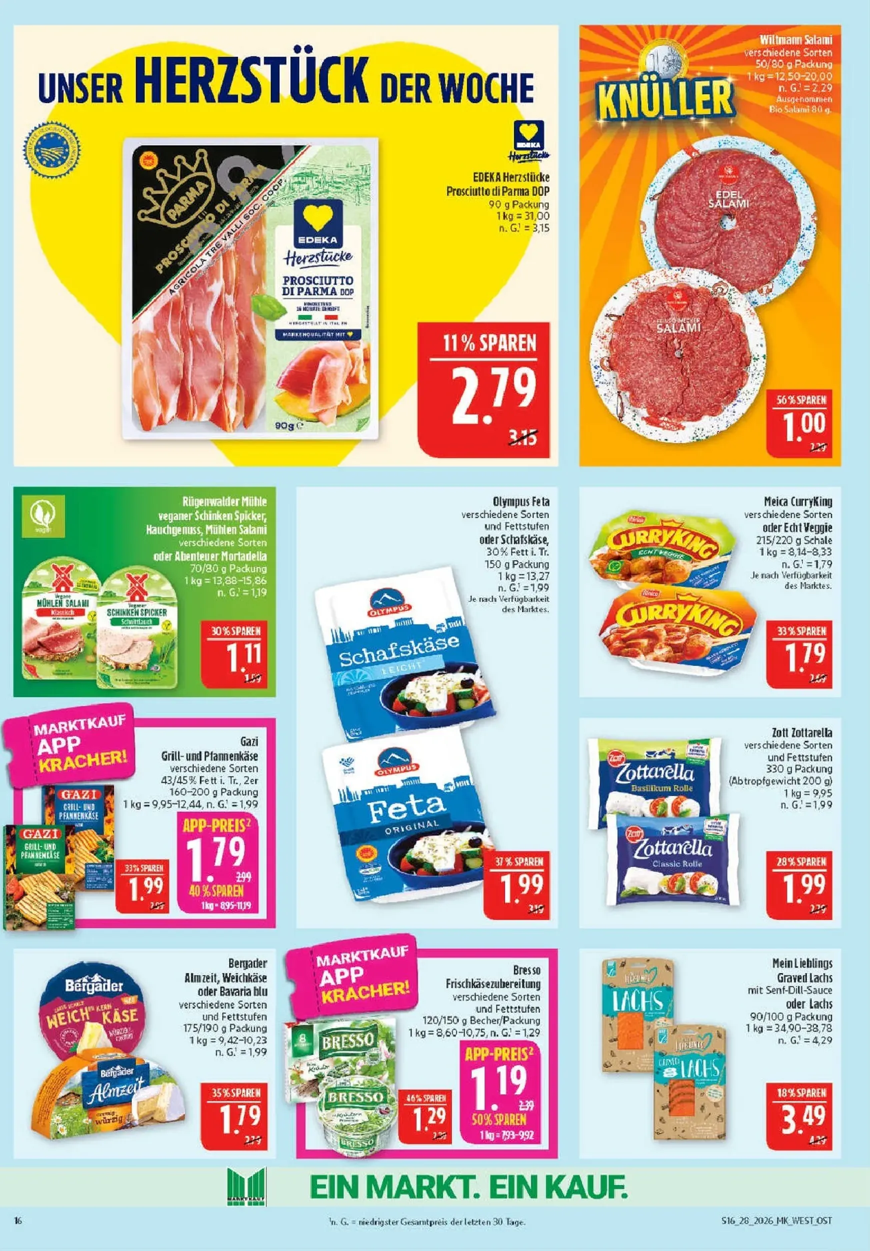 Marktkauf Prospekt – von Montag 06.07.2026 bis Samstag 11.07.2026 von 6. Juli bis 11. Juli 2026 - Prospekt seite 16
