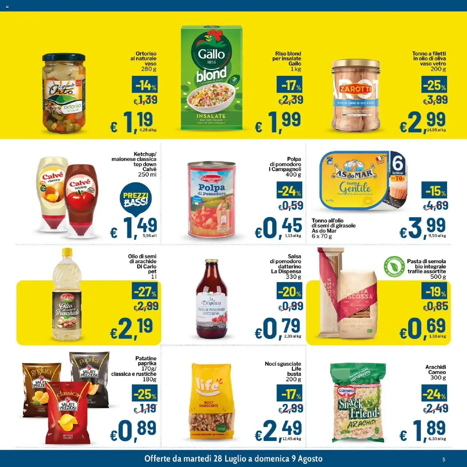 Qui Discount volantino dal 28/07/2026 - online Offerte da 28 luglio a 9 agosto di 2026 - Pagina del volantino 5