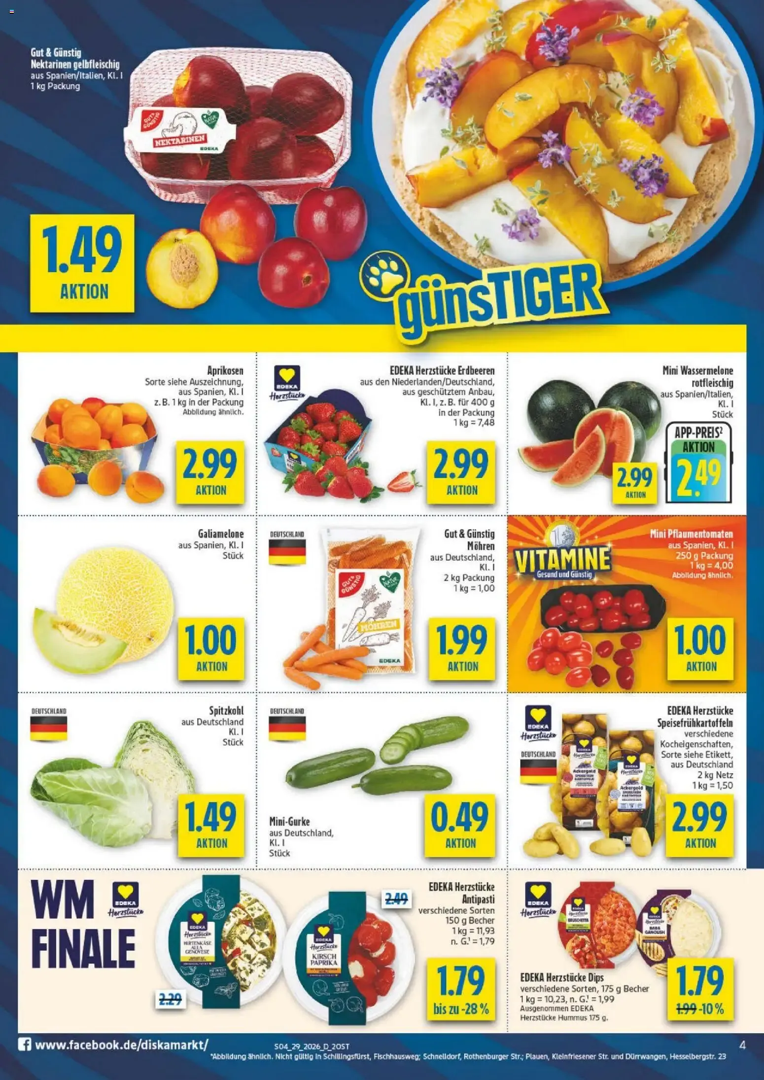 Diska - Diska Angebote Sachsen-Thüringen KW29 (ab 13.07.2026) zum Blättern von 13. Juli bis 18. Juli 2026 - Prospekt seite 4