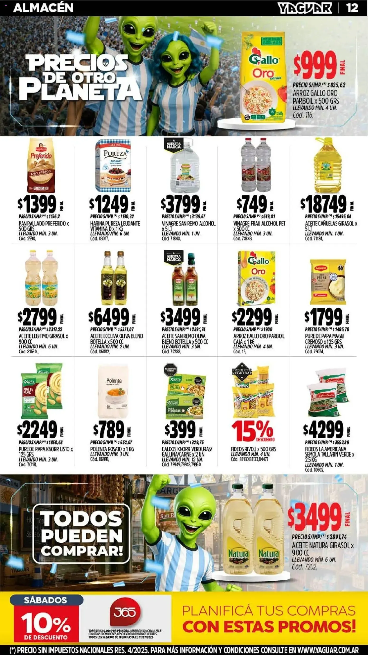 Ofertas de Yaguar - Oferta Semanal Jujuy del 06/07/2026 - 12/07/2026 6 de julio al 12 de julio 2026 - Página 12 del catálogo