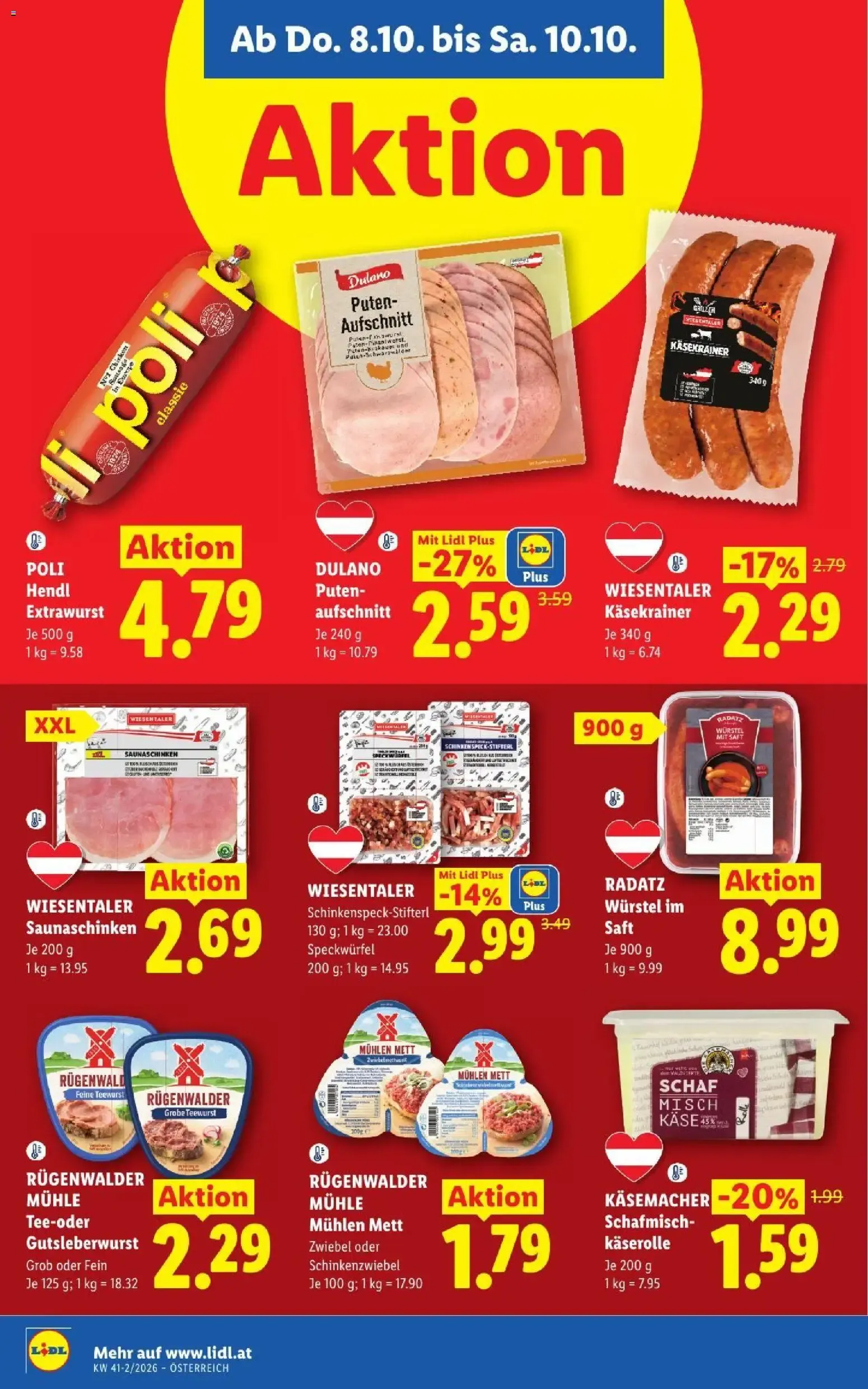 Lidl Flugblatt ab 08.10.2026 - Angebote ab donnerstag von 8. Oktober bis 10. Oktober 2026 - Flugblätt seite 10