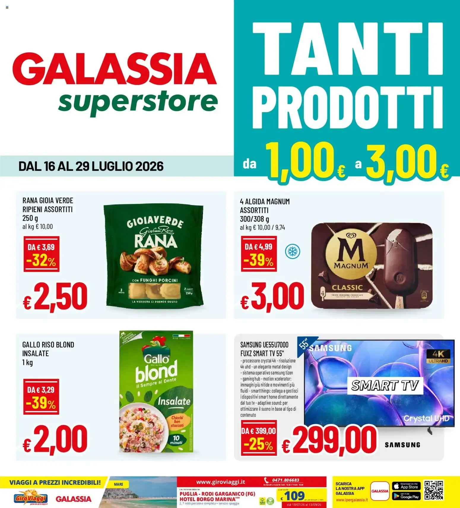 Nuovo Galassia volantino Superstore dal 16/07/2026 > offerte anteprima 🛍️ da 16 luglio a 29 luglio di 2026 - Pagina del volantino 1