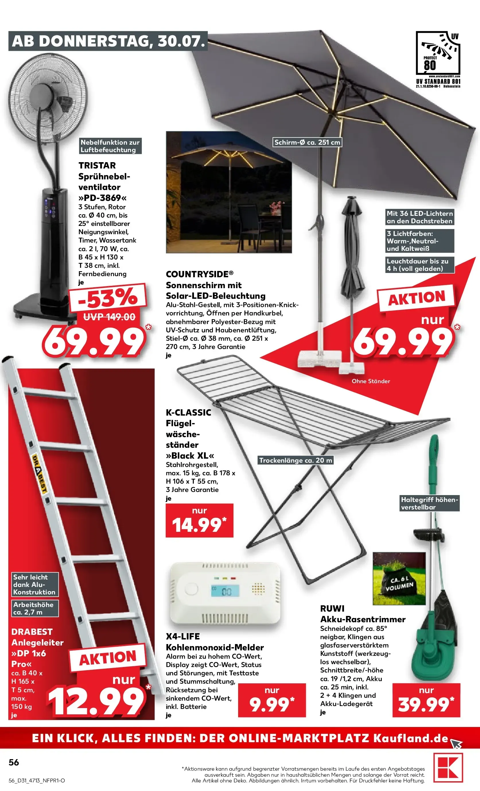 Prospekt Kaufland ab 30.07.2026 » Angebote Online zum Blättern von 30. Juli bis 5. August 2026 - Prospekt seite 56