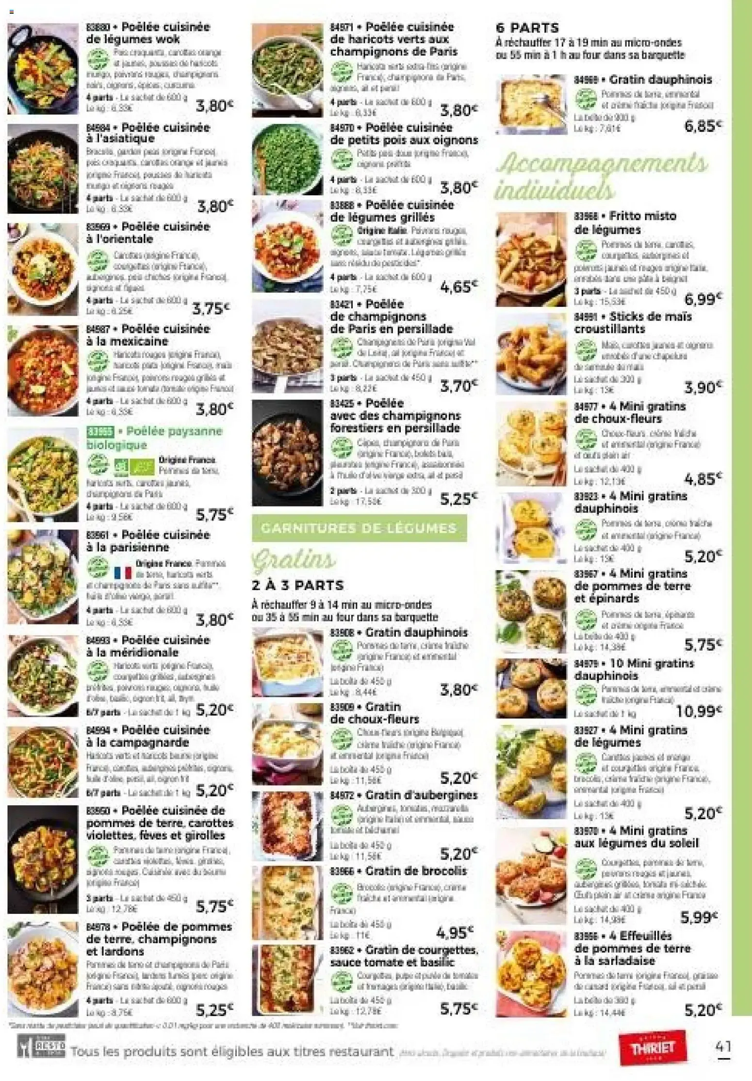Thiriet - Catalogue automne à partir du 30/09/2026 - promo en ligne du 30 septembre au 31 décembre 2026 - Catalogue page 41
