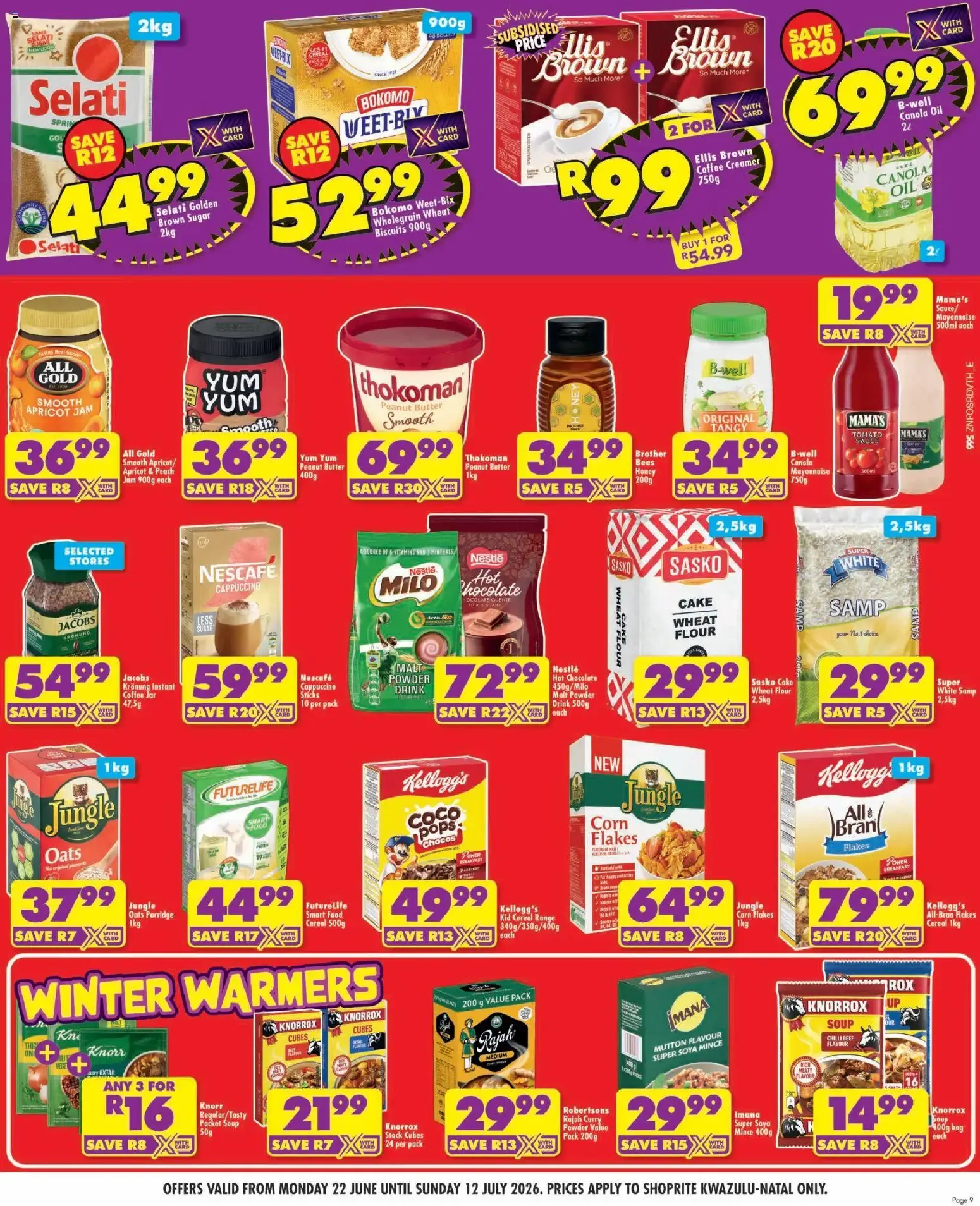 Shoprite Low-Duuuma Deals! from 22 June to 12 July 2026 - Catalogue Page 9