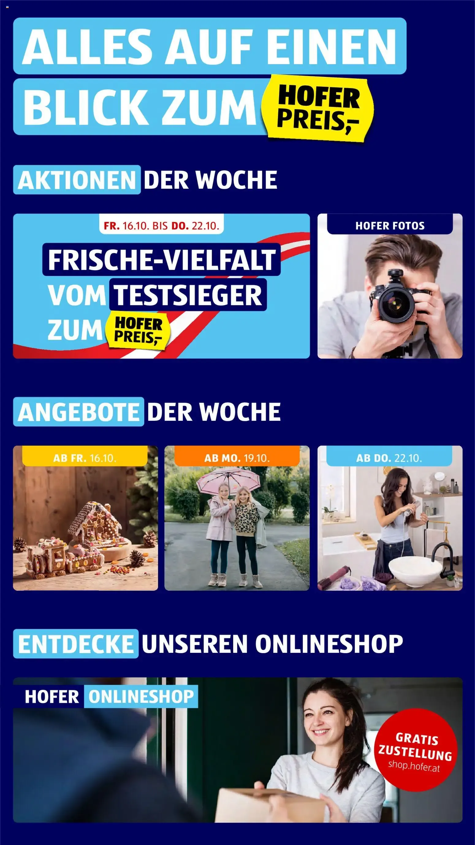 Hofer Flugblatt ab 16.10.2026 - Angebote, Aktionen von 16. Oktober bis 31. Oktober 2026 - Flugblätt seite 2