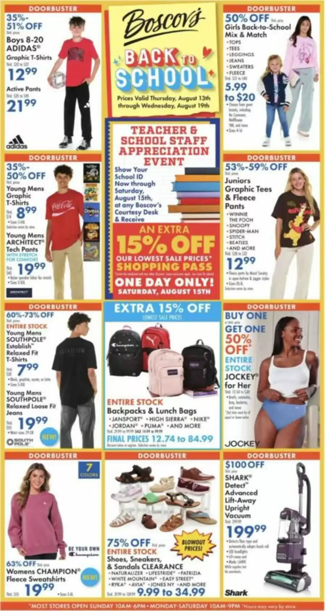 Boscov's Back to School