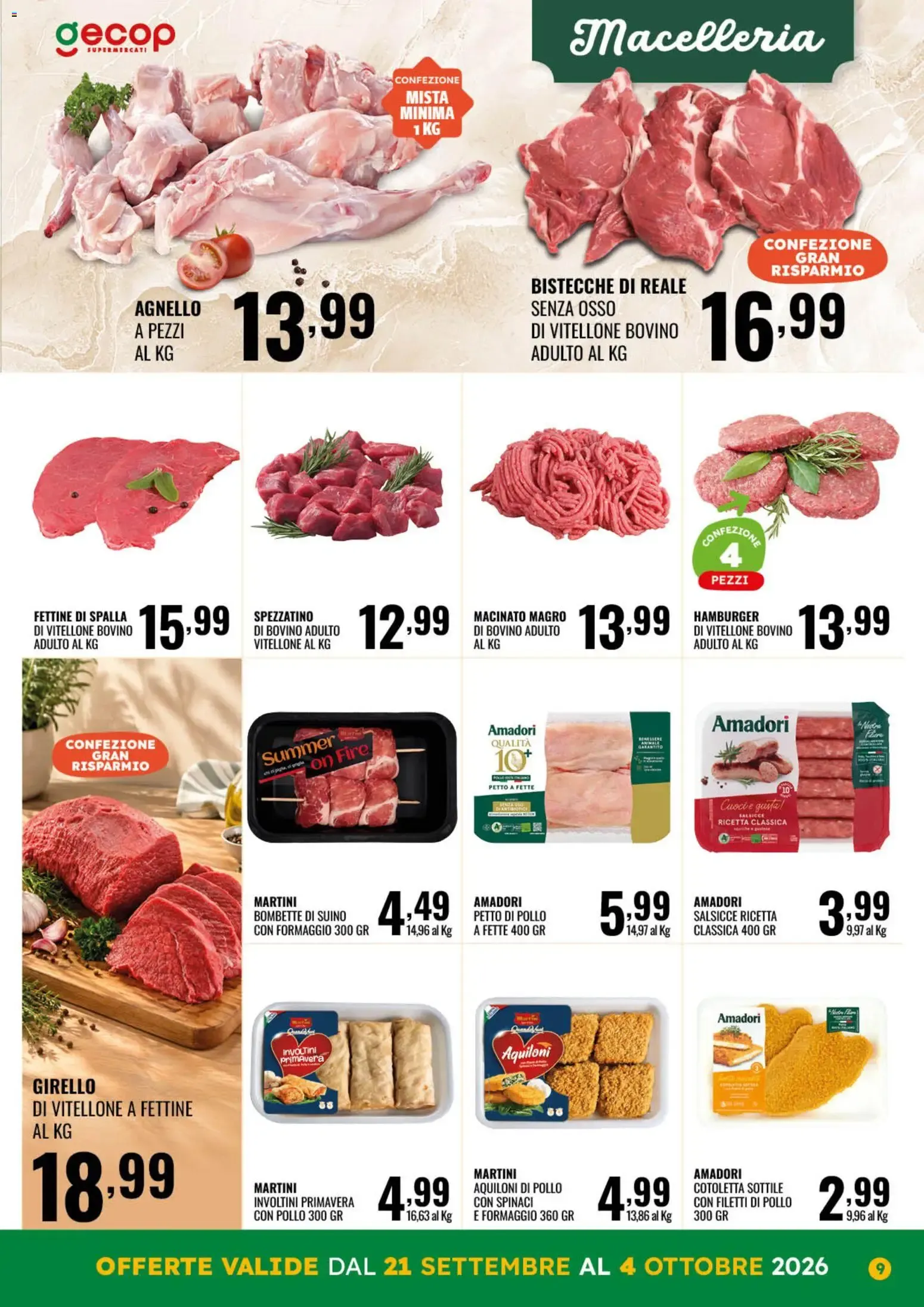 Nuovo GECOP volantino dal 21/09/2026 > offerte anteprima 🛍️ da 21 settembre a 4 ottobre di 2026 - Pagina del volantino 9