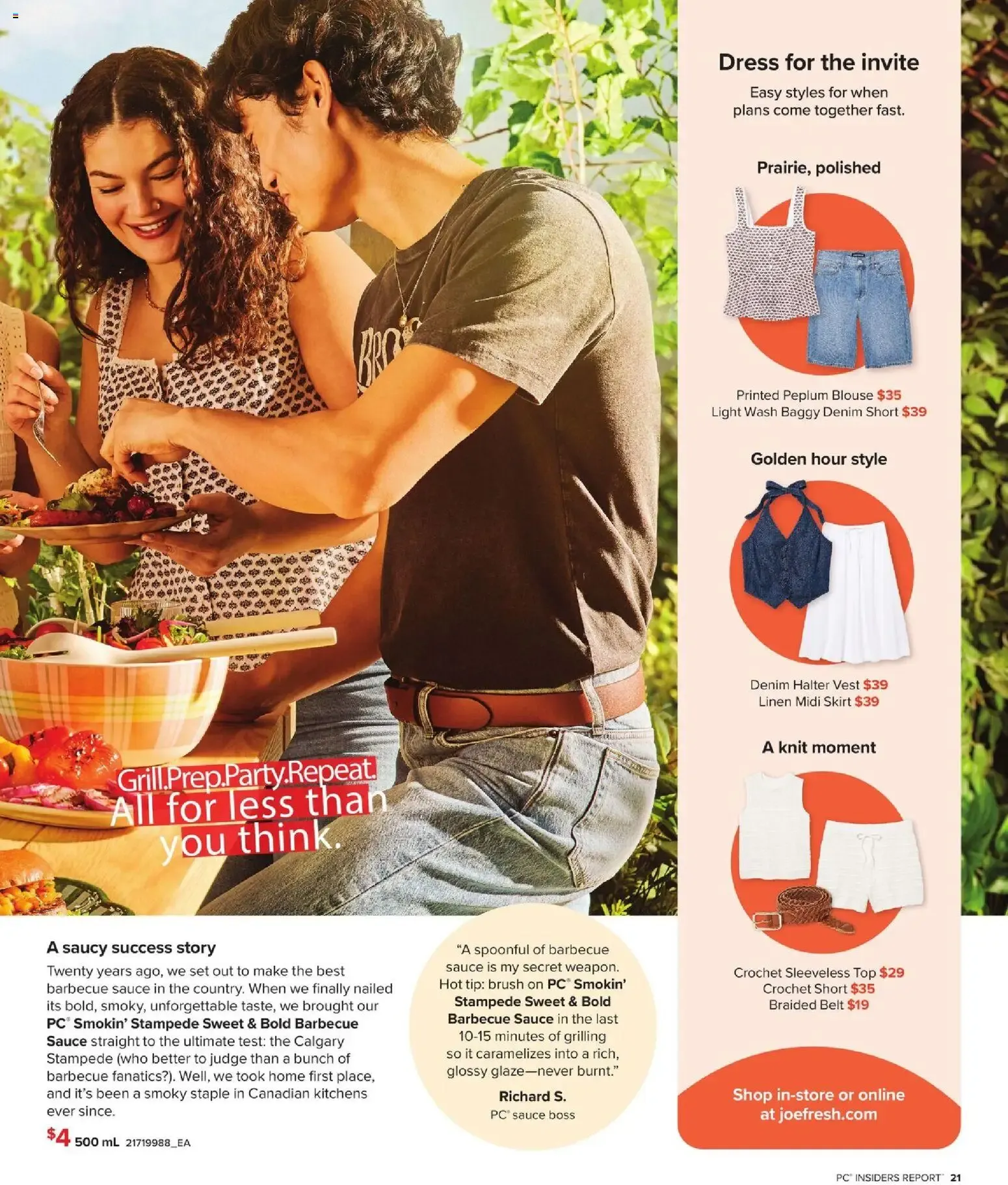 President's Choice Insiders Report Summer from May 14 to July 8 2026 - flyer page 18