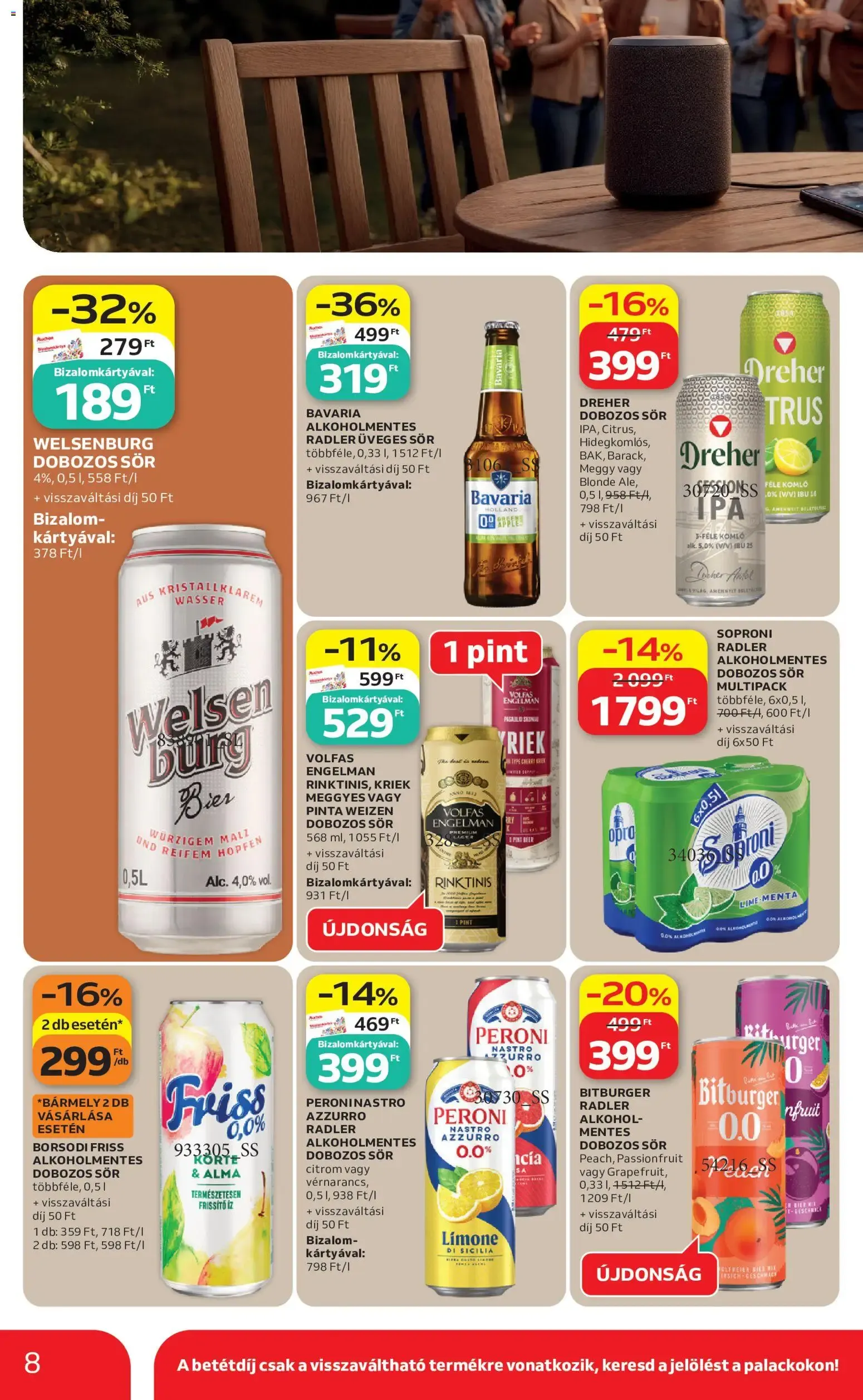 Katalógus Auchan Grill ajánlataink - 2026.06.18. -tól/töl > akció, lapozható szórólap 🛍️ június 18.-tól június 24.-ig 2026. - Oldal 8