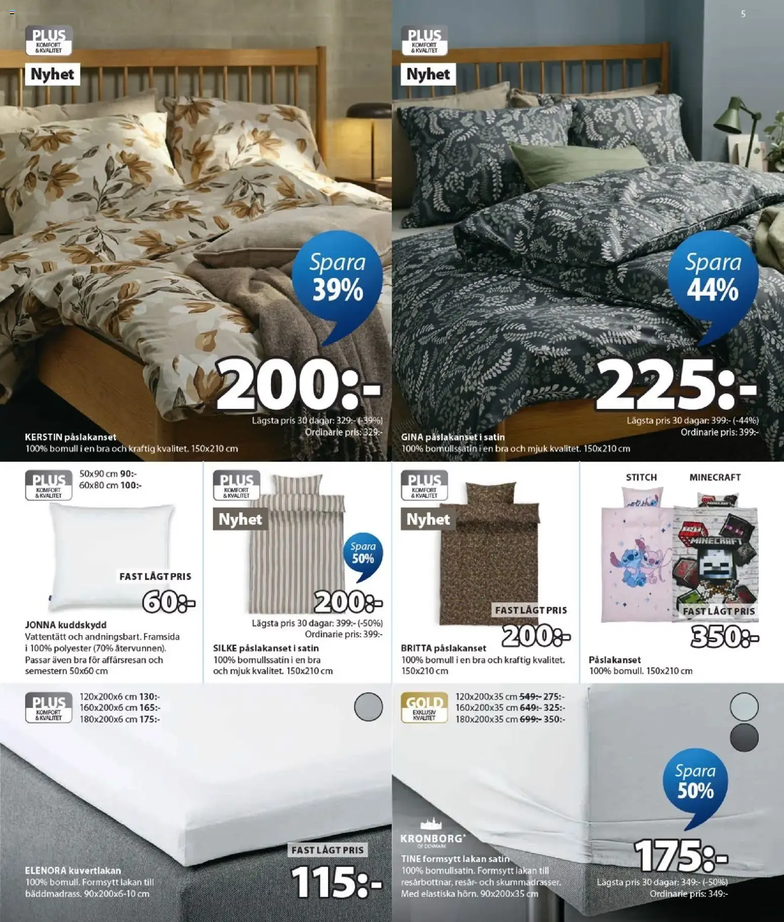 JYSK: Erbjudanden för hemmet och trädgårdsvaror från 27 juli till 6 september 2026 - Reklamblad sidor 5