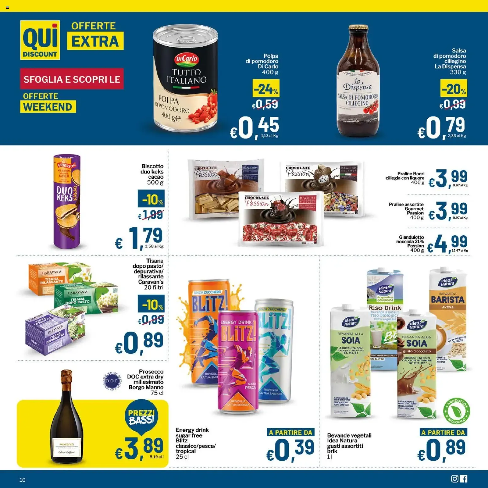 Qui Discount volantino dal 06/10/2026 - online Offerte da 6 ottobre a 18 ottobre di 2026 - Pagina del volantino 10