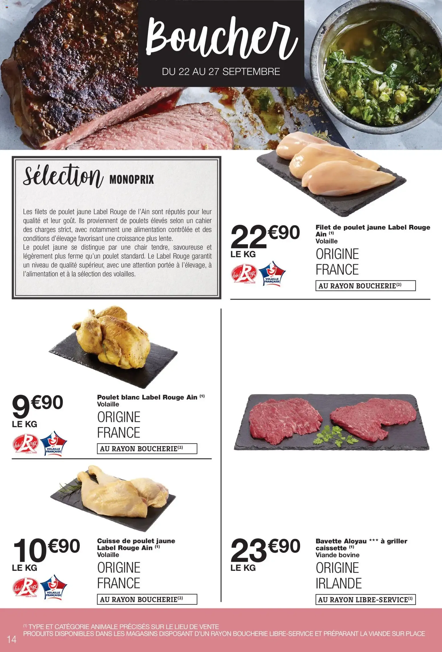 Monoprix catalogue à partir du 22/09/2026 - promo en ligne du 22 septembre au 4 octobre 2026 - Catalogue page 14