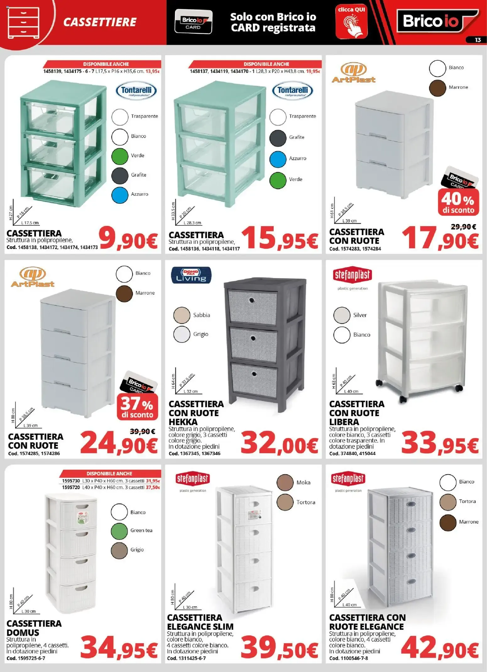 Nuovo Brico io volantino Sistemazione dal 20/08/2026 > offerte anteprima 🛍️ da 20 agosto a 27 settembre di 2026 - Pagina del volantino 13