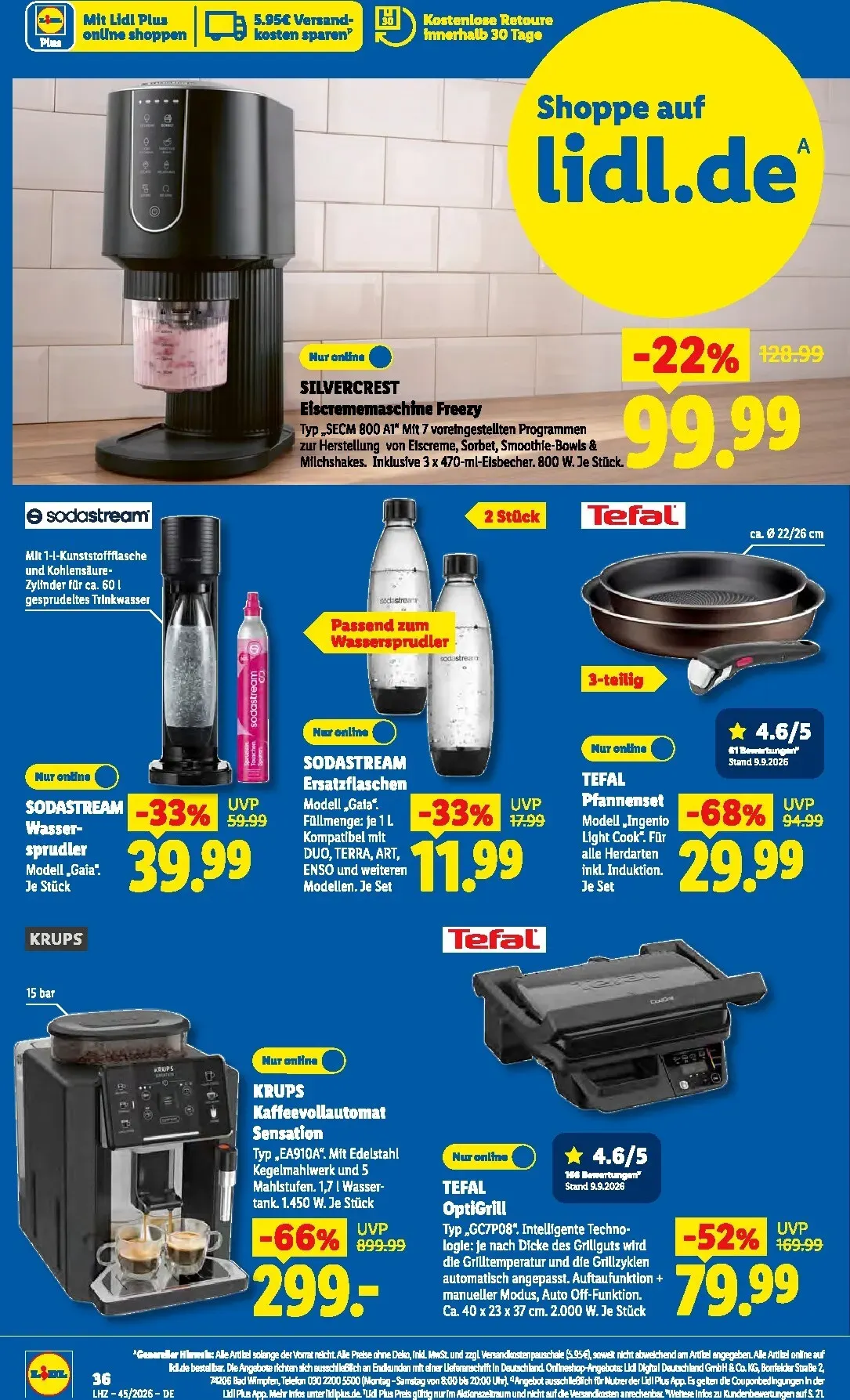 Lidl Sparen beim Preisführer von 2. November bis 7. November 2026 - Prospekt seite 57