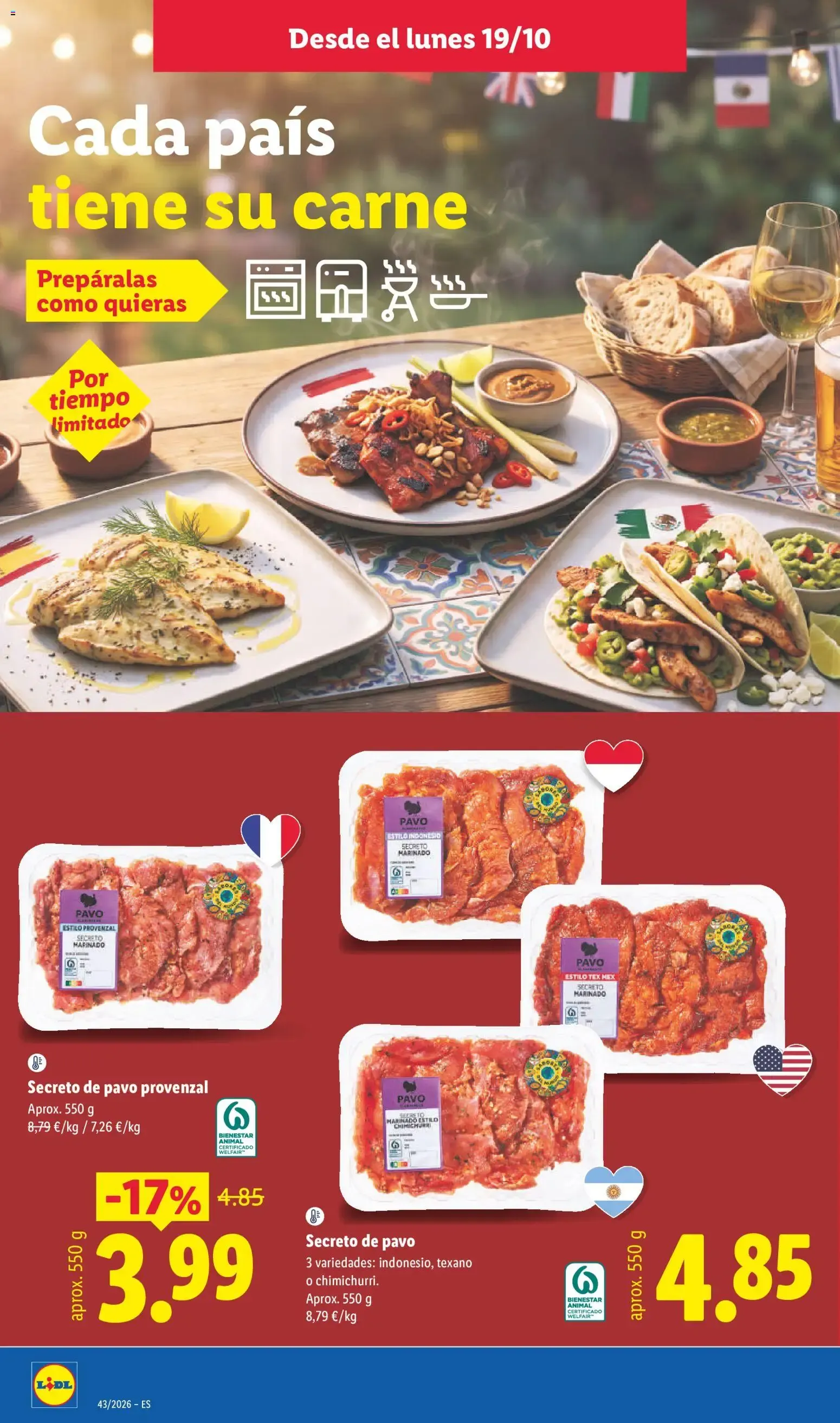 Catálogo de Lidl: Ofertas de carne y otros productos 19 de octubre al 25 de octubre 2026 - Página 8