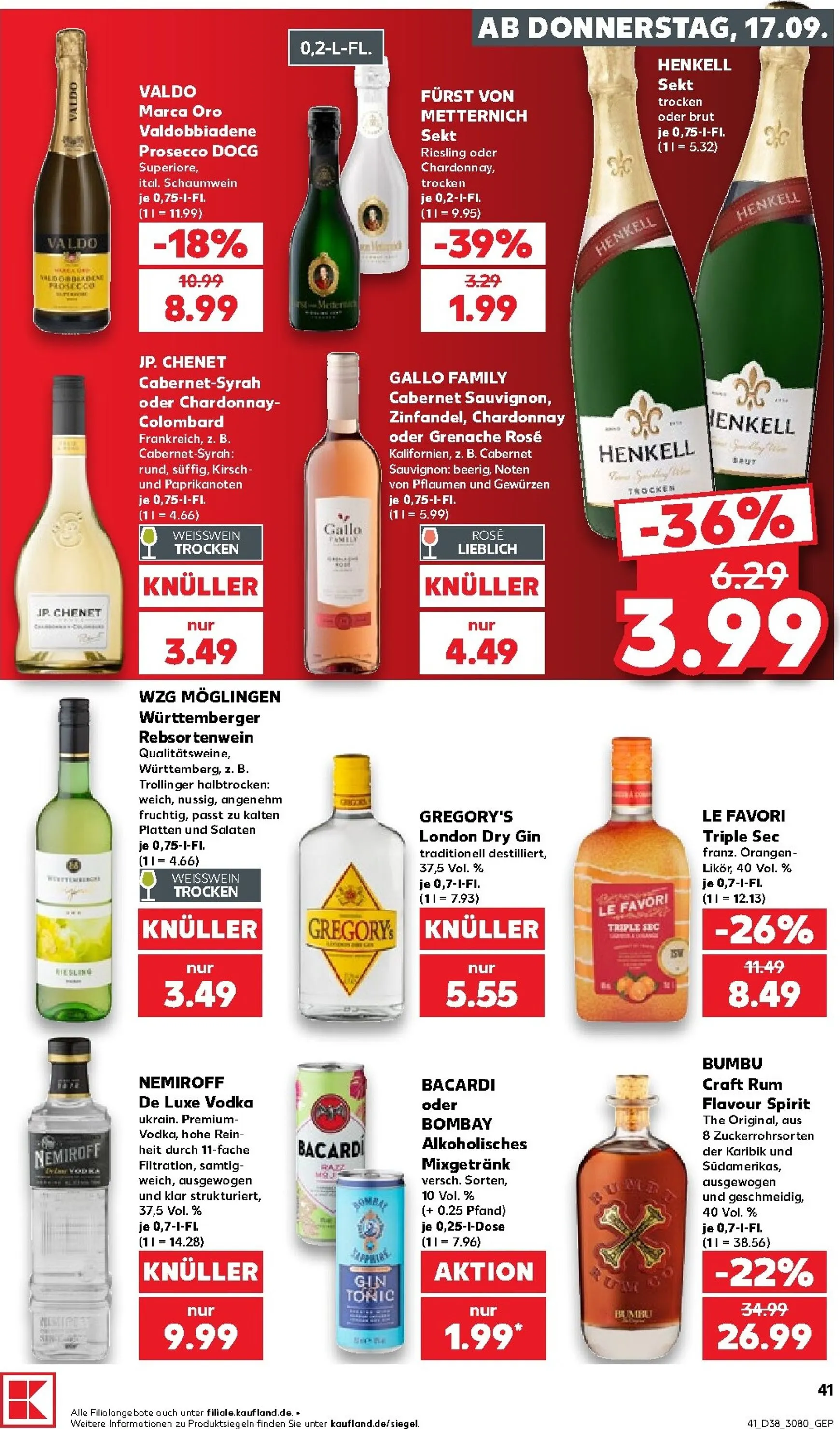 Neuer Kaufland Prospekt – von Donnerstag 17.09.2026 bis Mittwoch 23.09.2026 von 17. September bis 23. September 2026 - Prospekt seite 42