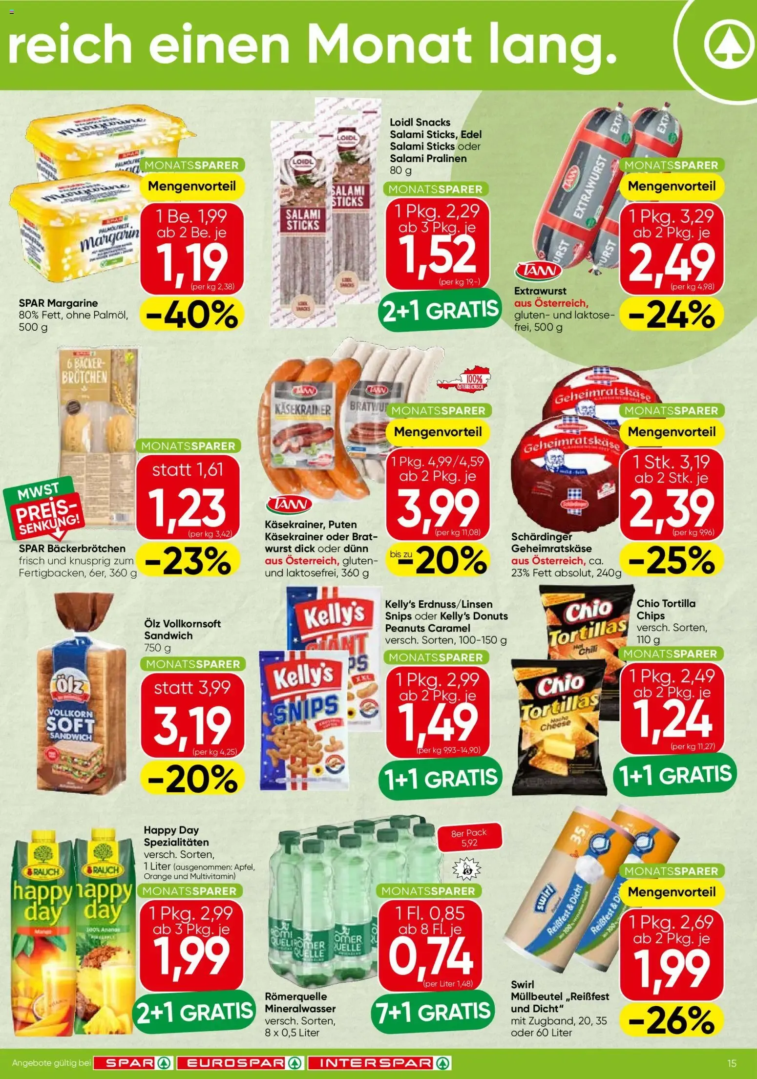 Spar Monatssparer - In Aktion von 6. August bis 2. September 2026 - Flugblätt seite 3