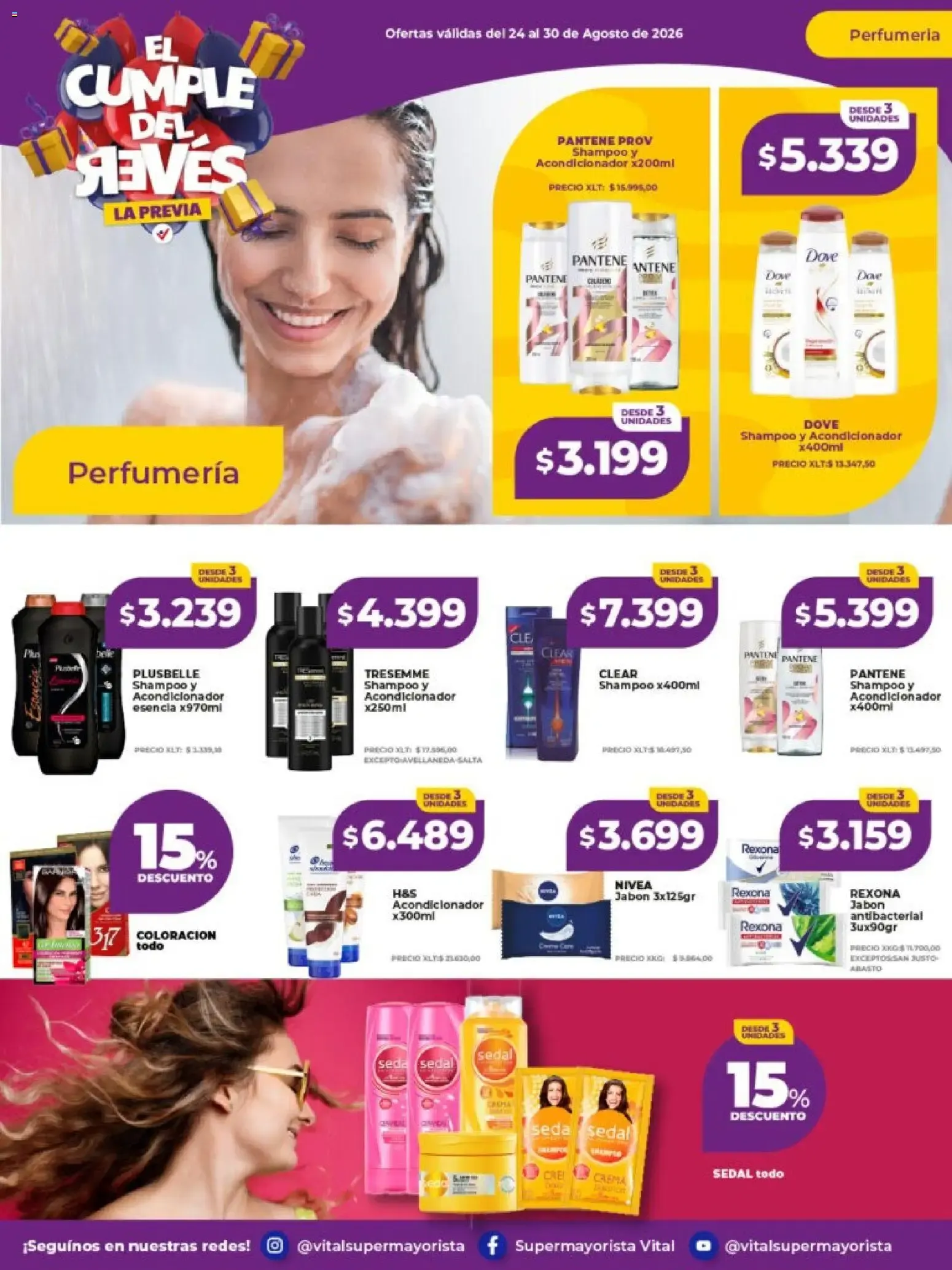 Ofertas de Vital Supermayorista - El Cumple del Revés - Ofertas 24 de agosto al 30 de agosto 2026 - Página 2 del catálogo
