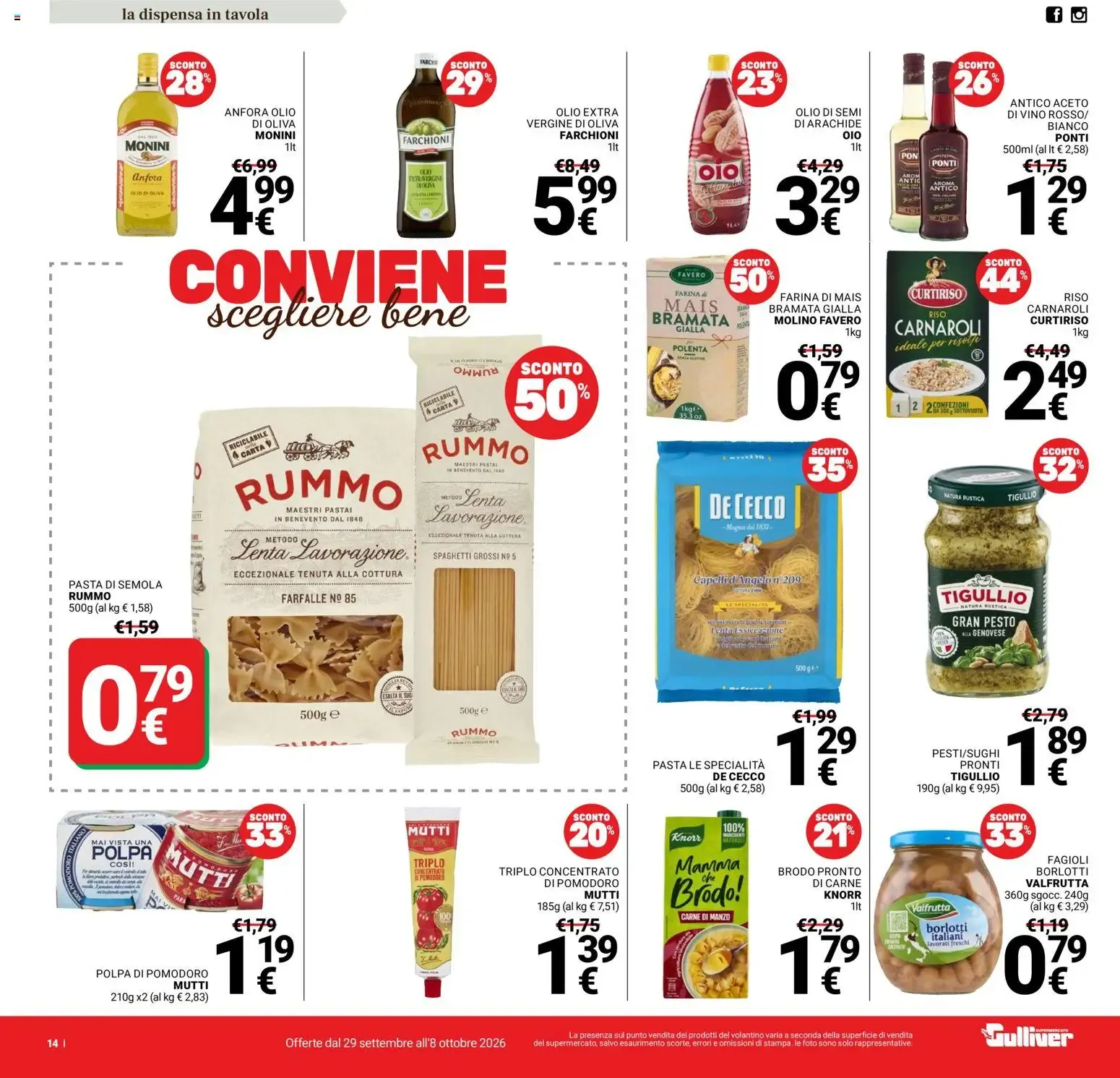 Nuovo Gulliver volantino dal 29/09/2026 > offerte anteprima 🛍️ da 29 settembre a 8 ottobre di 2026 - Pagina del volantino 14