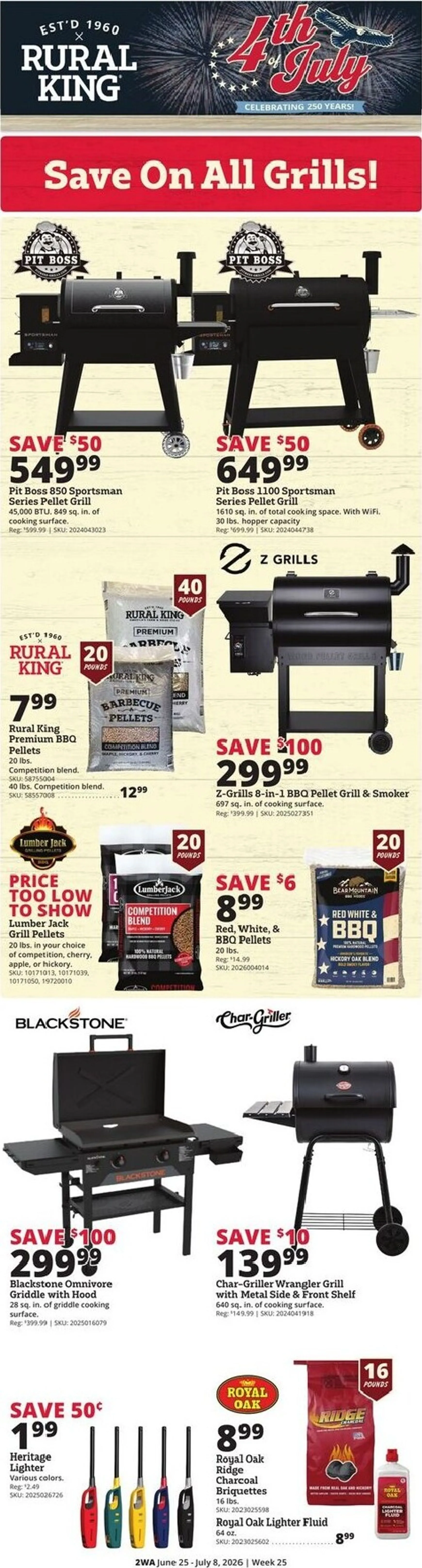 Weekly ad Current Rural King leaflet valid from Thursday 06/25/2026 to Wednesday 07/08/2026 from June 25 to July 8 2026 - Page 2