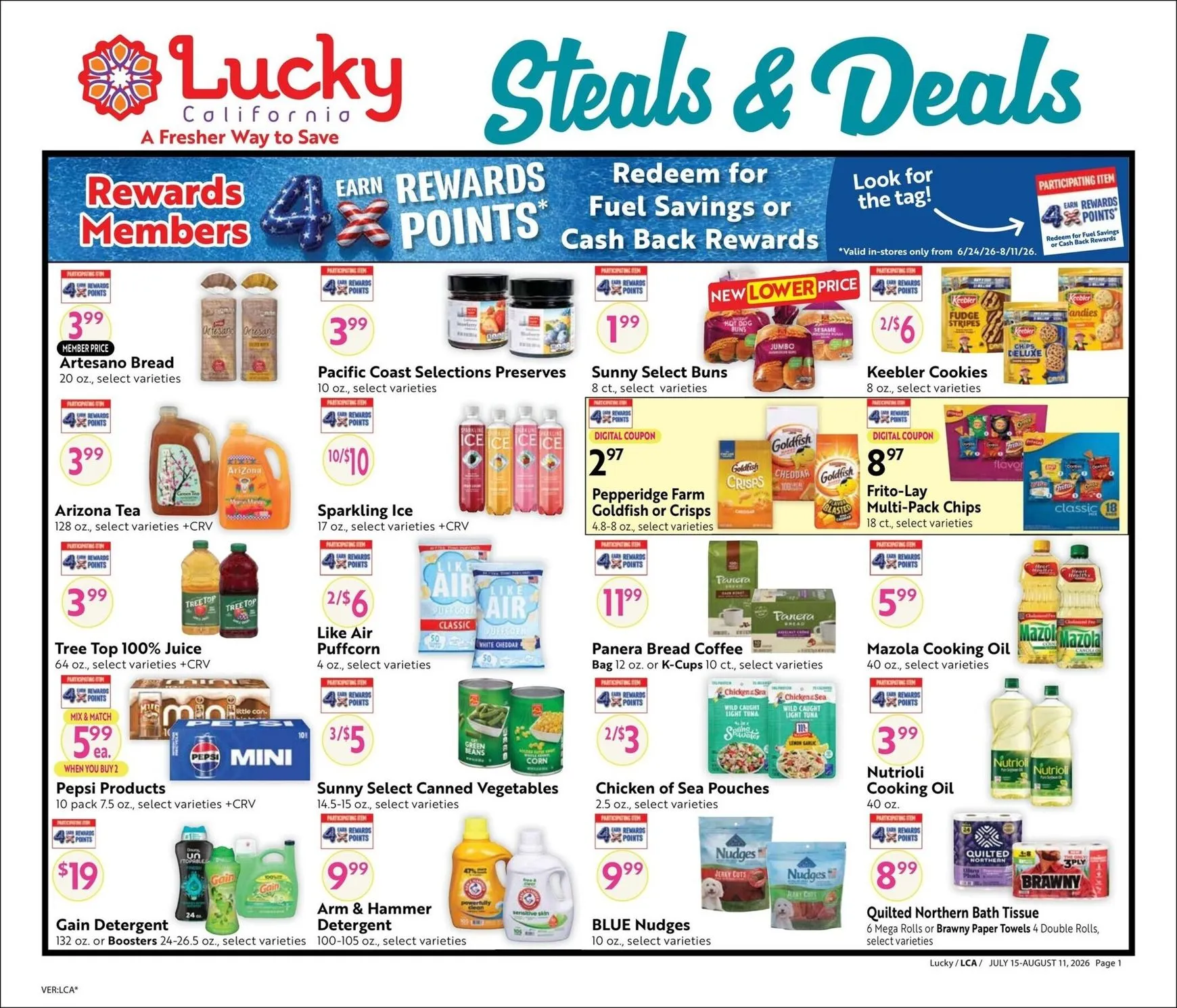 Weekly ad Lucky Steals & Deals from July 15 to August 11 2026 - Page 1