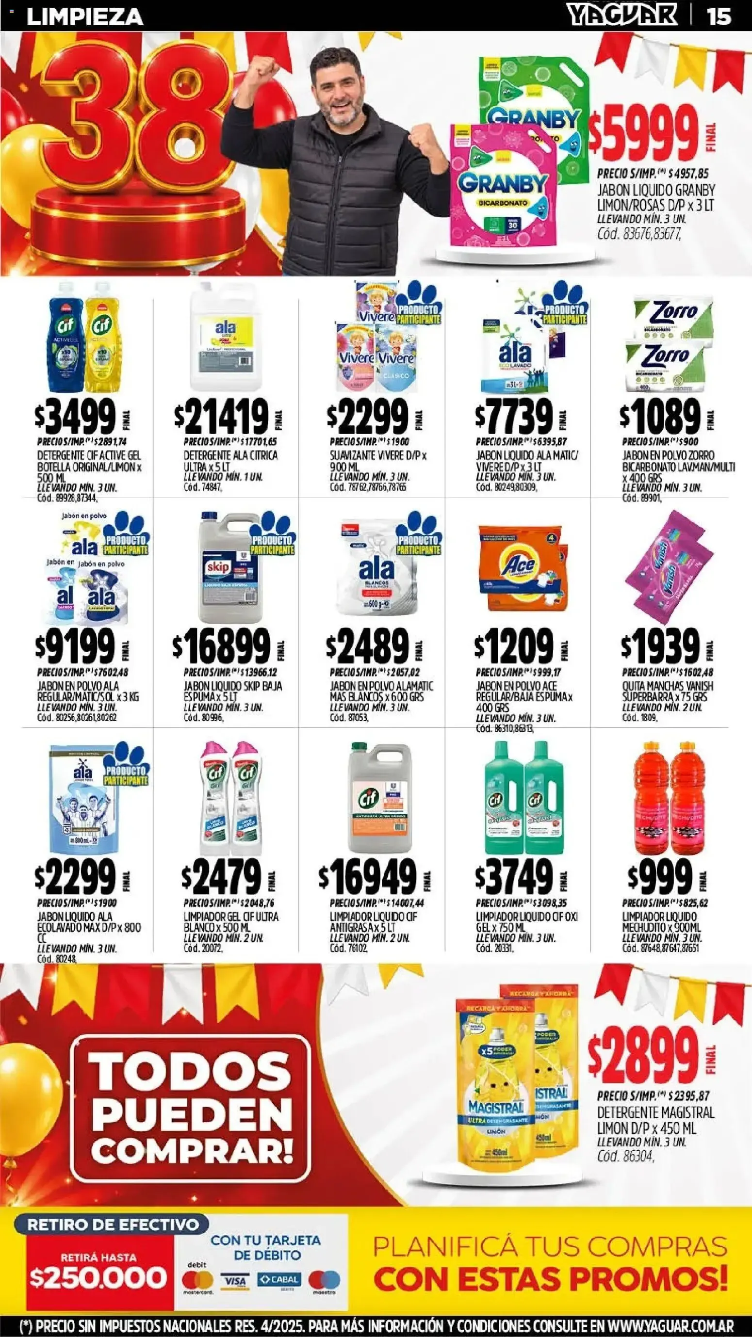 Ofertas de Yaguar - Oferta Semanal Mendoza del 26/10/2026 - 31/10/2026 26 de octubre al 31 de octubre 2026 - Página 15 del catálogo