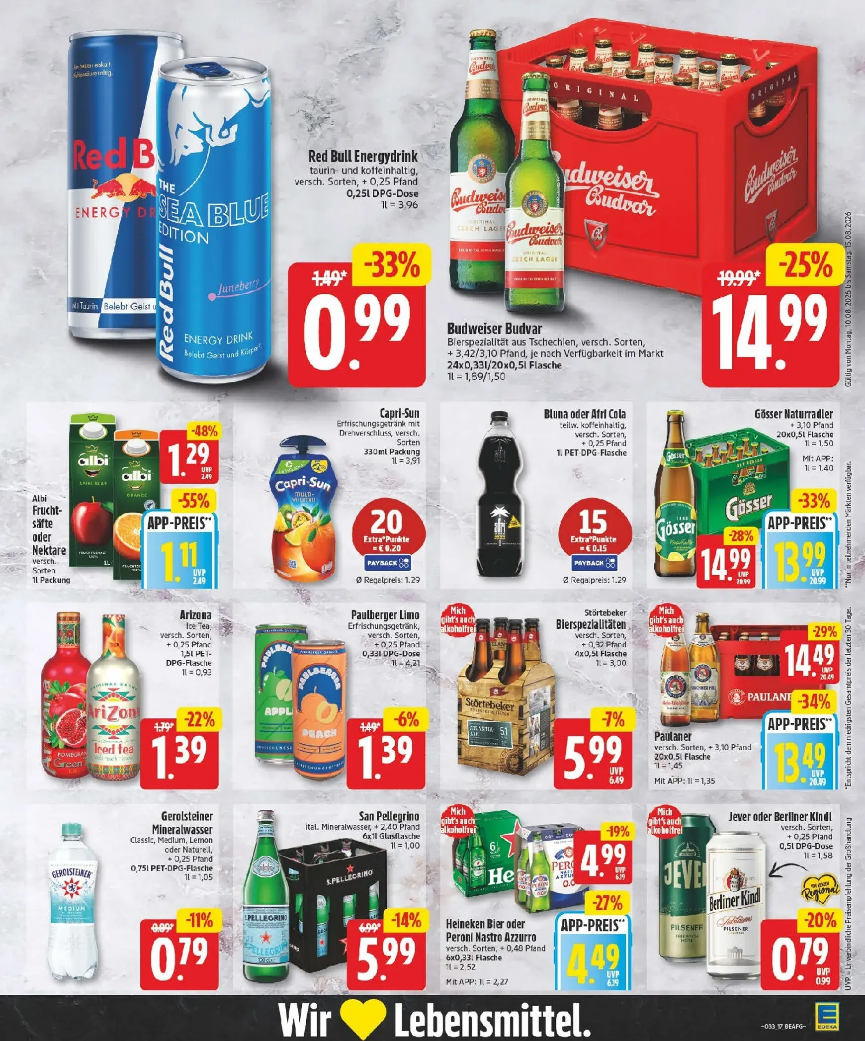 Edeka Prospekt nächste Woche – von Montag 10.08.2026 bis Samstag 15.08.2026 von 10. August bis 15. August 2026 - Prospekt seite 17