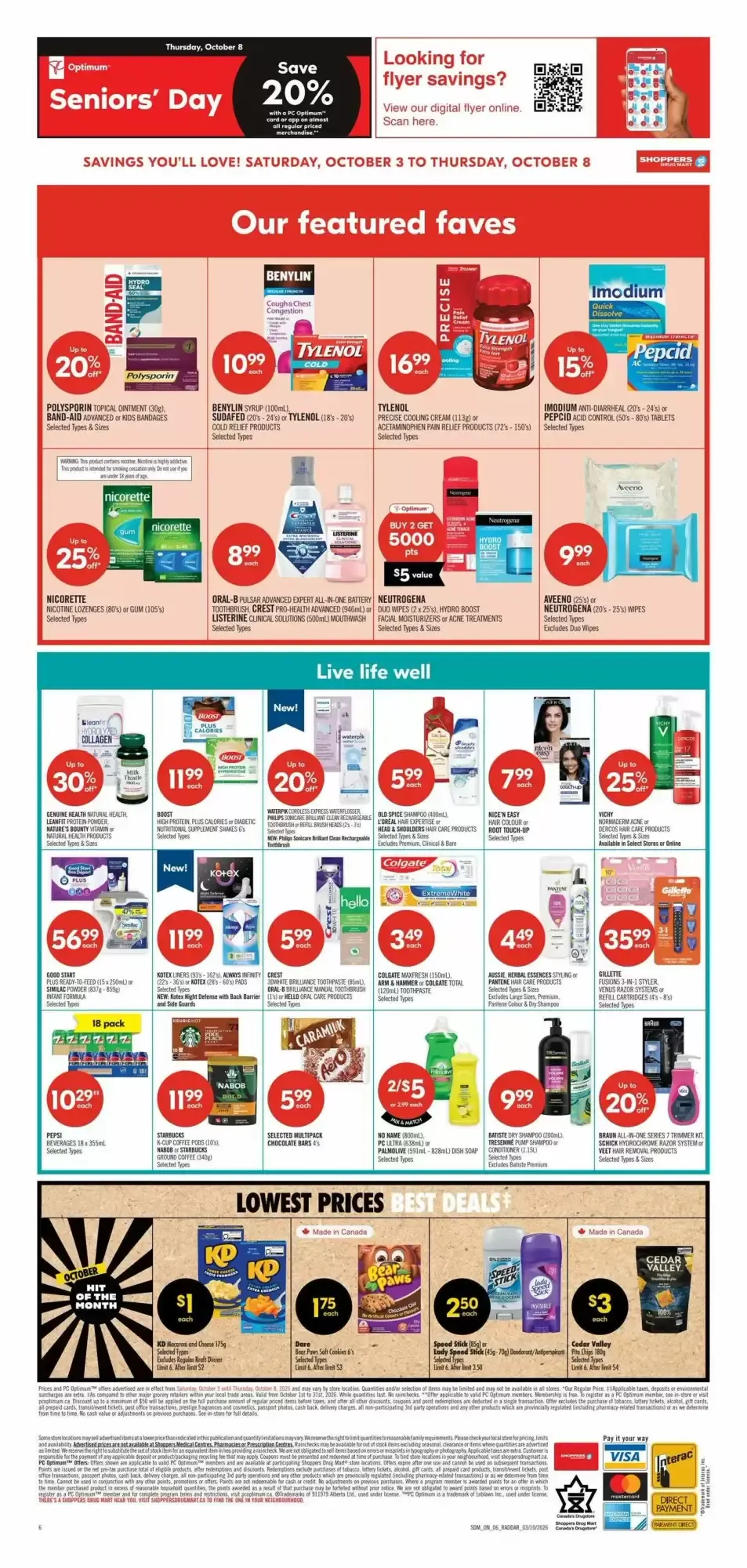 Shoppers Drug Mart flyer week 40 from October 3 to October 8 2026 - flyer page 3