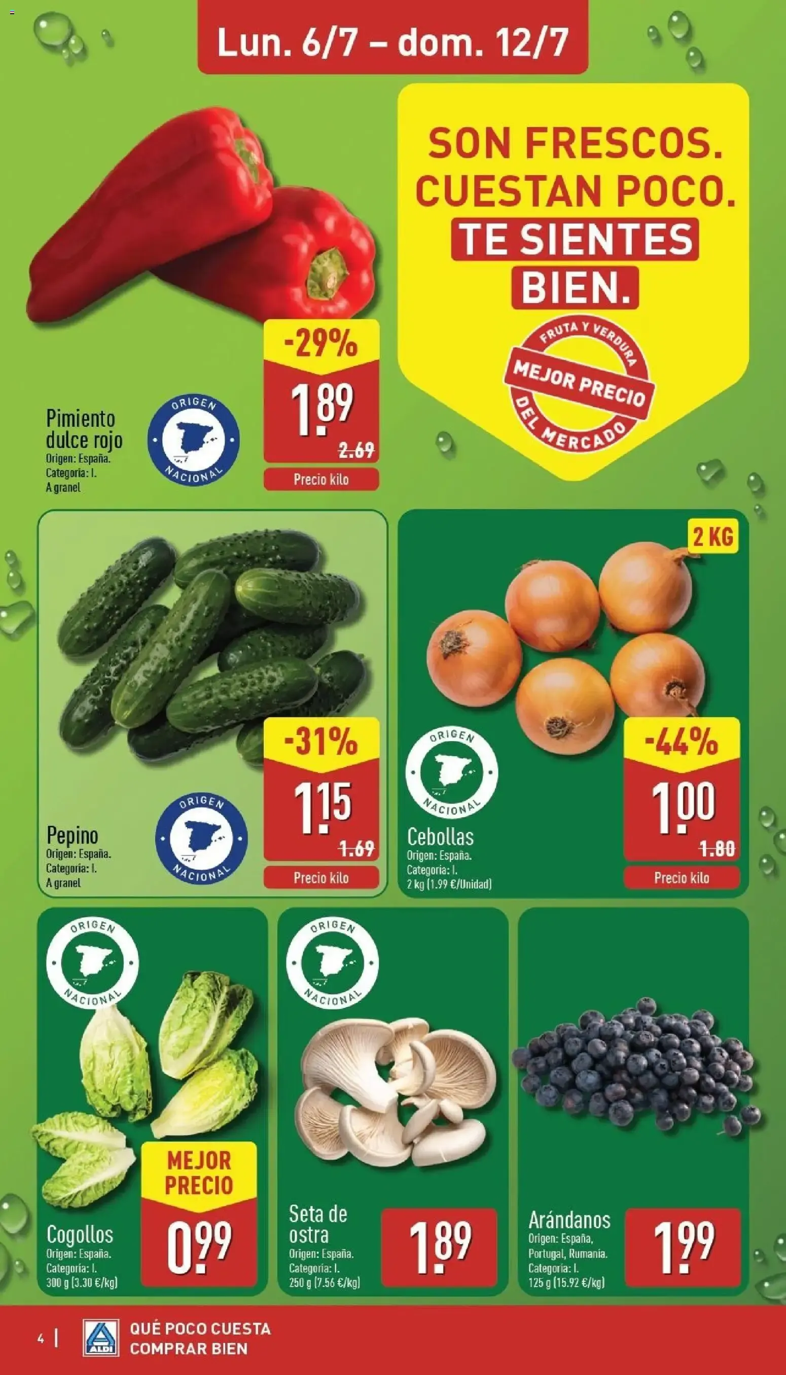 Catálogo de Aldi: Un Baño de Frescura al Mejor Precio 6 de julio al 12 de julio 2026 - Página 4