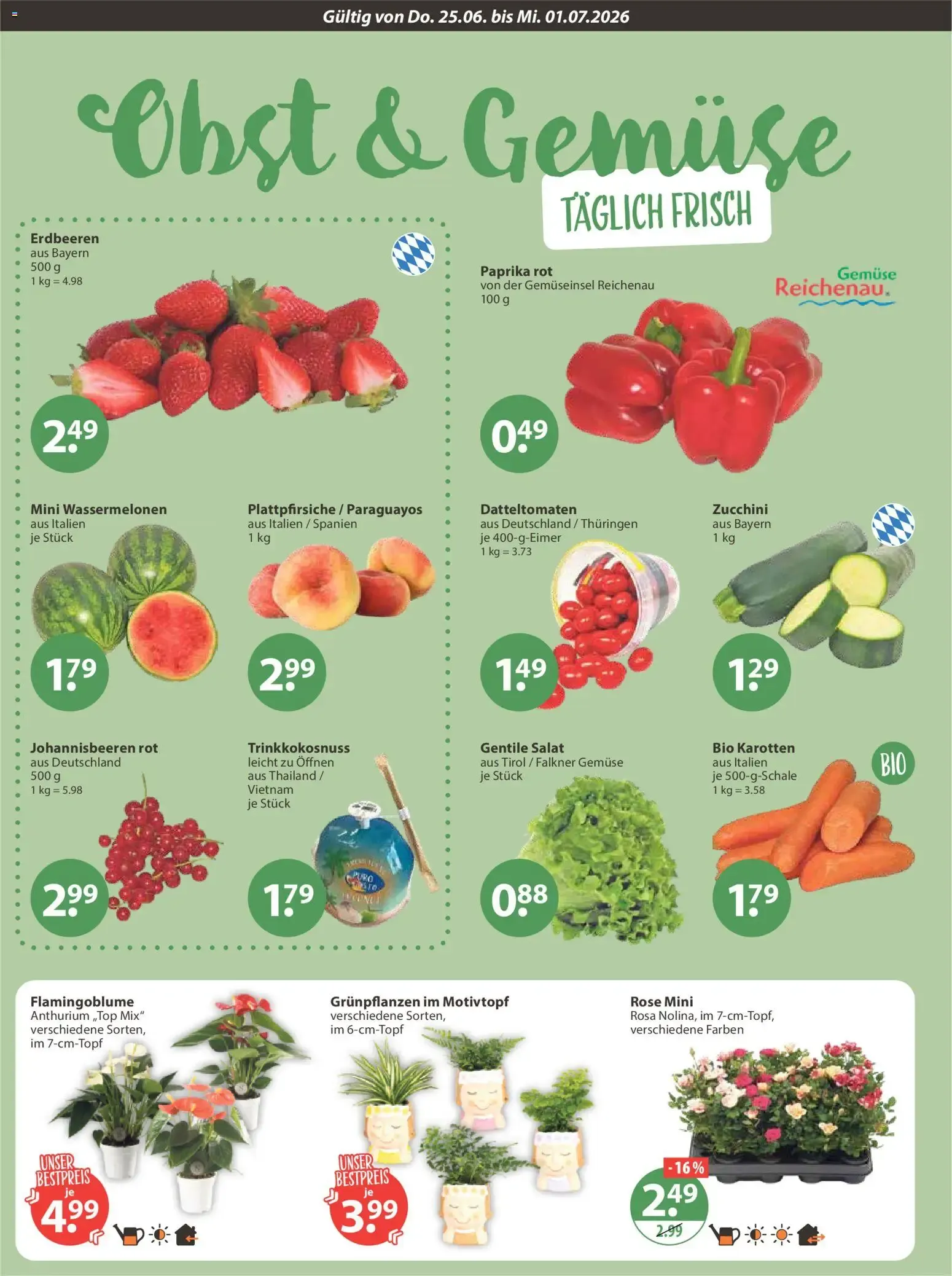 Angebote V-Markt Angebote (ab 25.06.2026) von 25. Juni bis 1. Juli 2026 - Prospekt seite 3