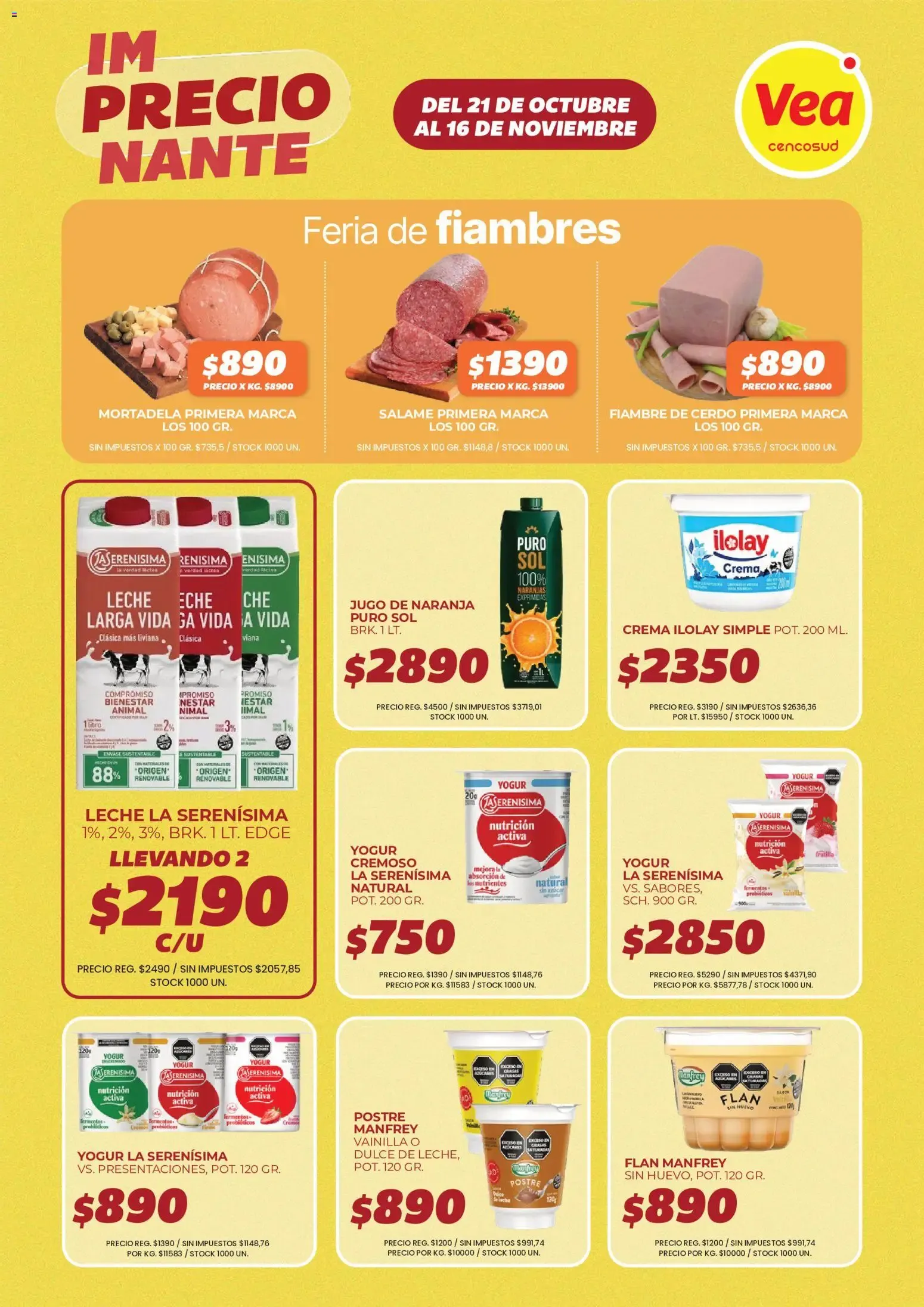 Ofertas de Vea - Folleto imPRECIOnante Córdoba del 21/10/2026 - 16/11/2026 21 de octubre al 16 de noviembre 2026 - Página 10 del catálogo
