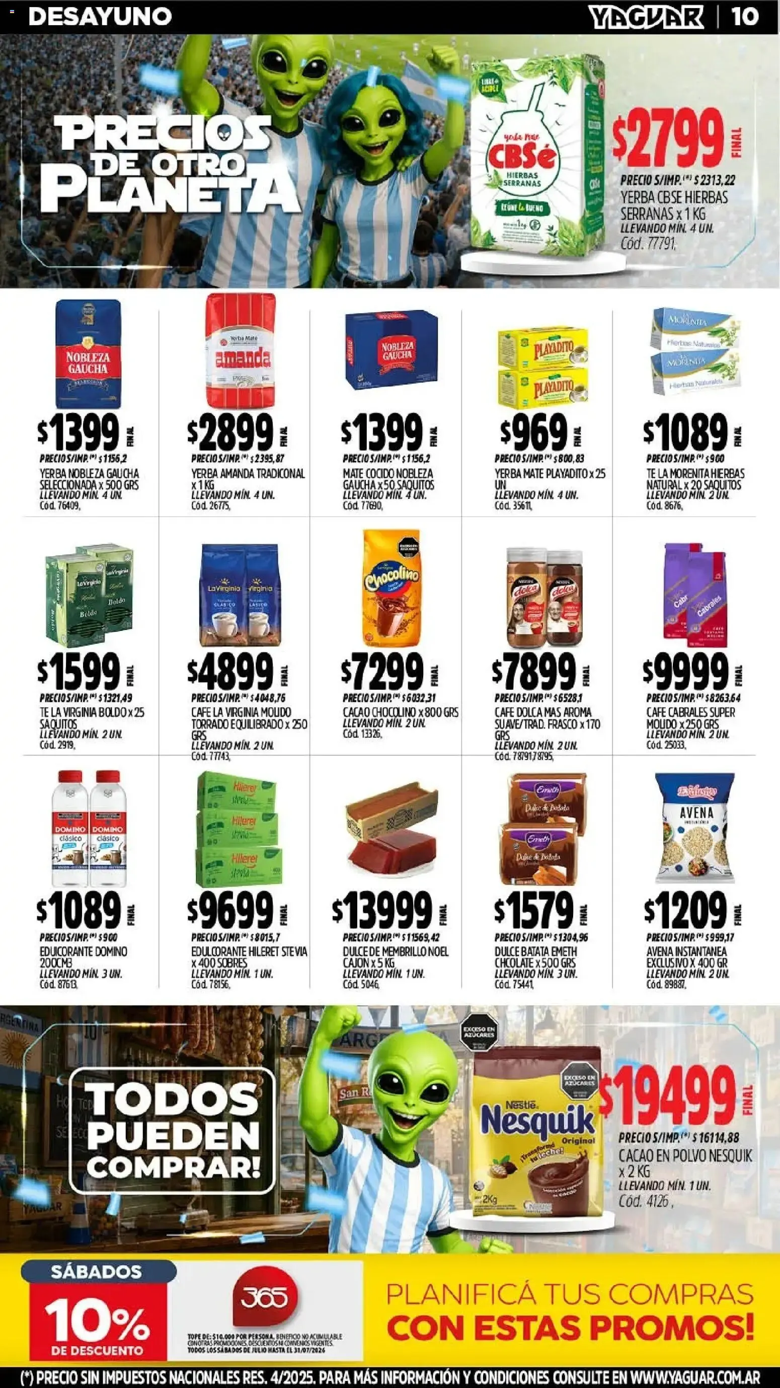 Ofertas de Yaguar - Oferta Semanal Buenos Aires del 13/07/2026 - 19/07/2026 13 de julio al 19 de julio 2026 - Página 12 del catálogo
