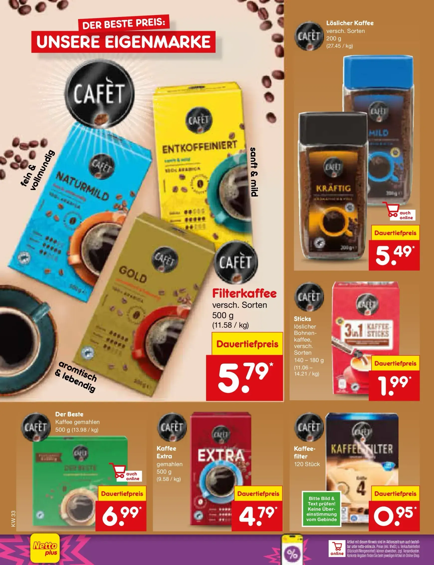 Netto Marken Discount Prospekt nächste Woche – von Montag 10.08.2026 bis Freitag 14.08.2026 von 10. August bis 14. August 2026 - Prospekt seite 23