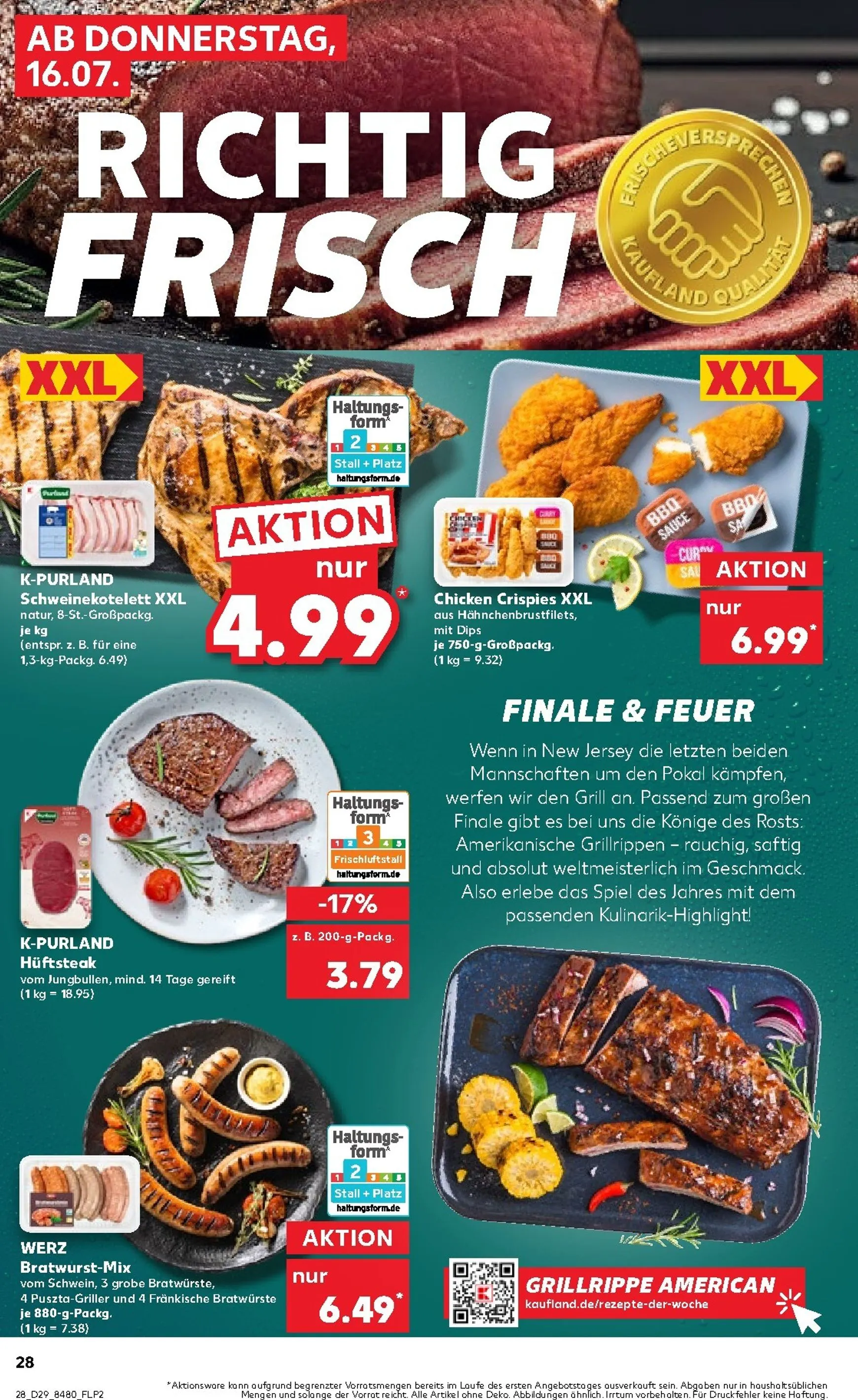 Kaufland Prospekt nächste Woche – von Donnerstag 16.07.2026 bis Mittwoch 22.07.2026 von 16. Juli bis 22. Juli 2026 - Prospekt seite 29