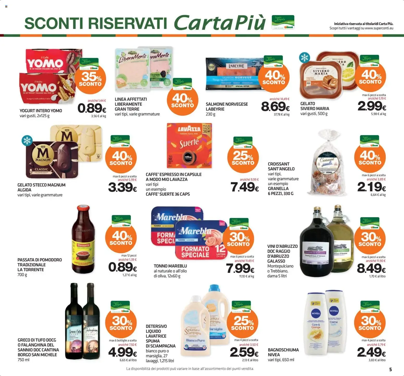 Superconti volantino dal 16/07/2026 - online Offerte da 16 luglio a 29 luglio di 2026 - Pagina del volantino 5