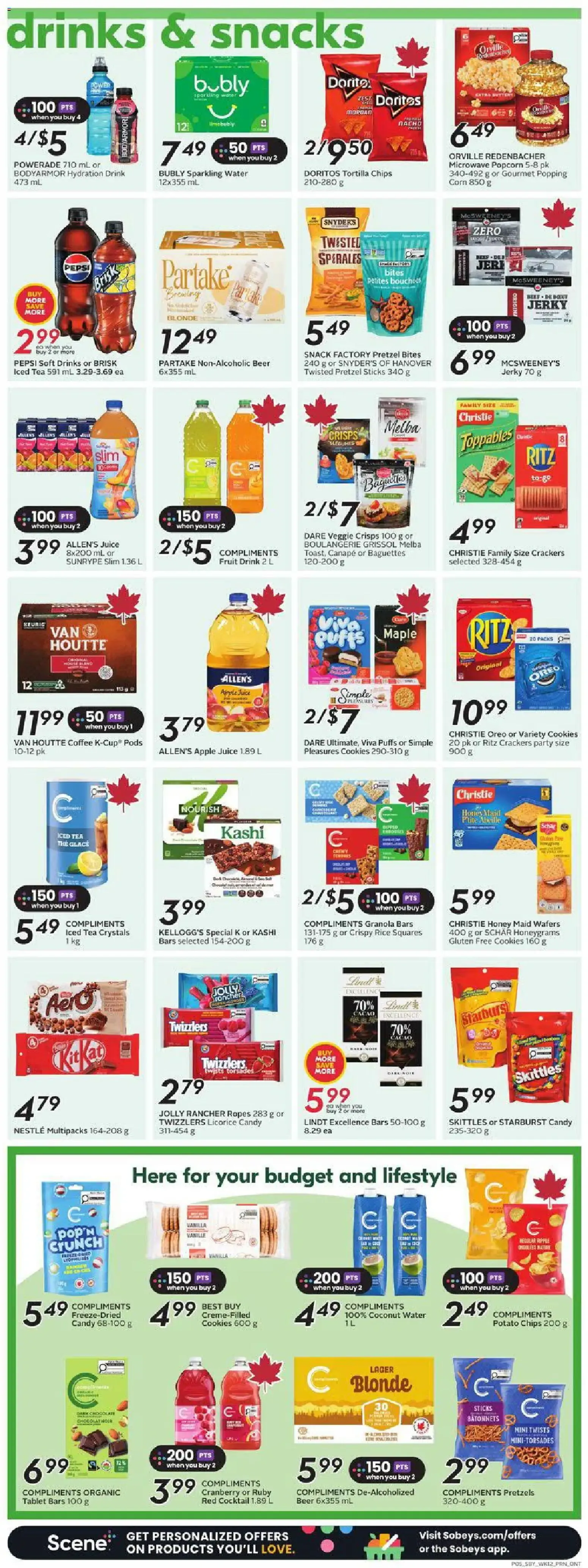 Sobeys weekly flyer / circulaire from Jul 16, 2026 > weekly specials & deals from July 16 to July 22 2026 - flyer page 8