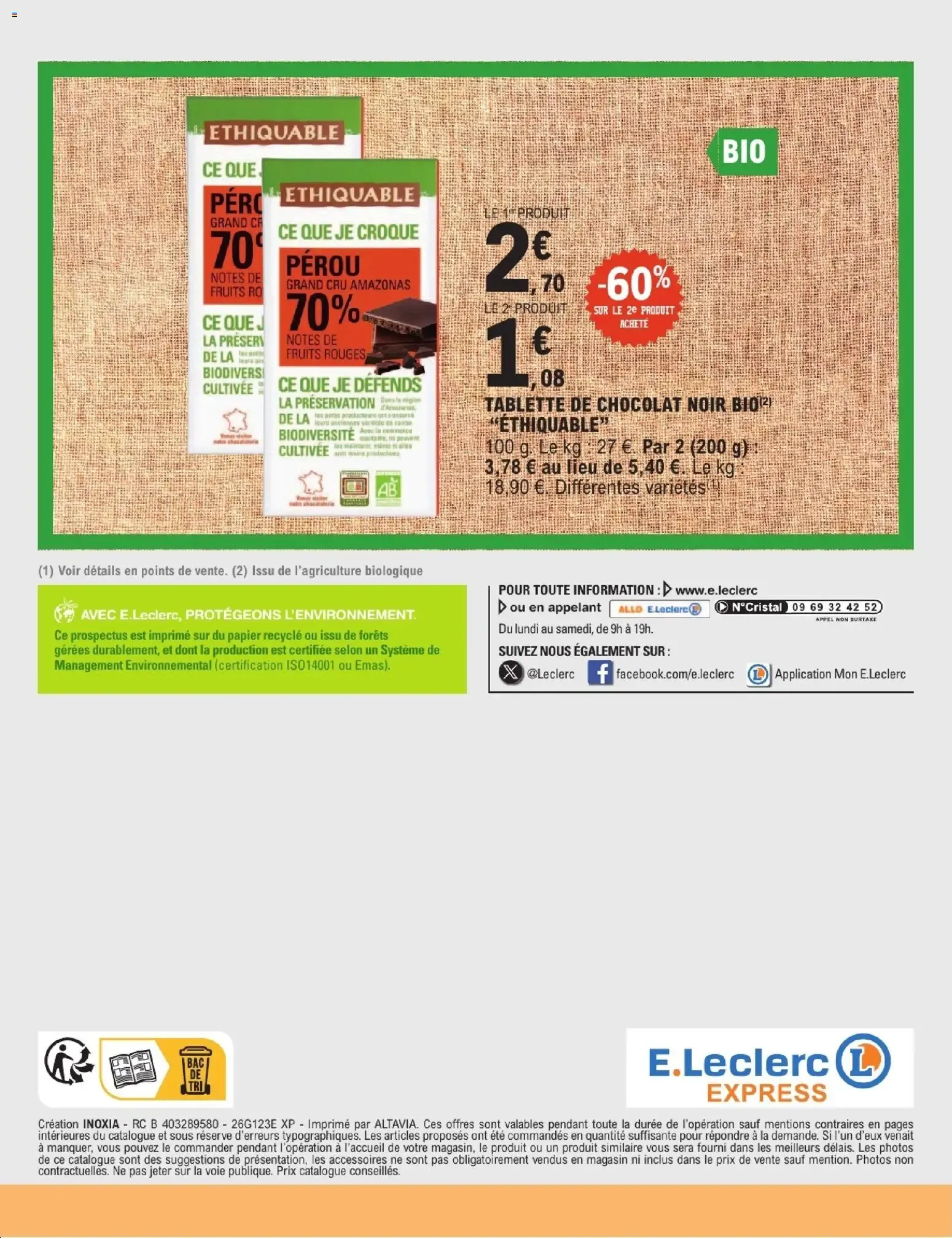 Catalogue E.Leclerc du 13/10/2026 | Nouveau promo prospectus du 13 octobre au 24 octobre 2026 - Catalogue page 12