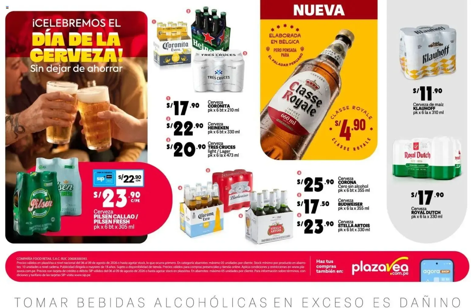 Catalogo de ¡CELEBREMOS EL DÍA DE LA CERVEZA! 6 de agosto al 9 de agosto 2026 - Pag 1