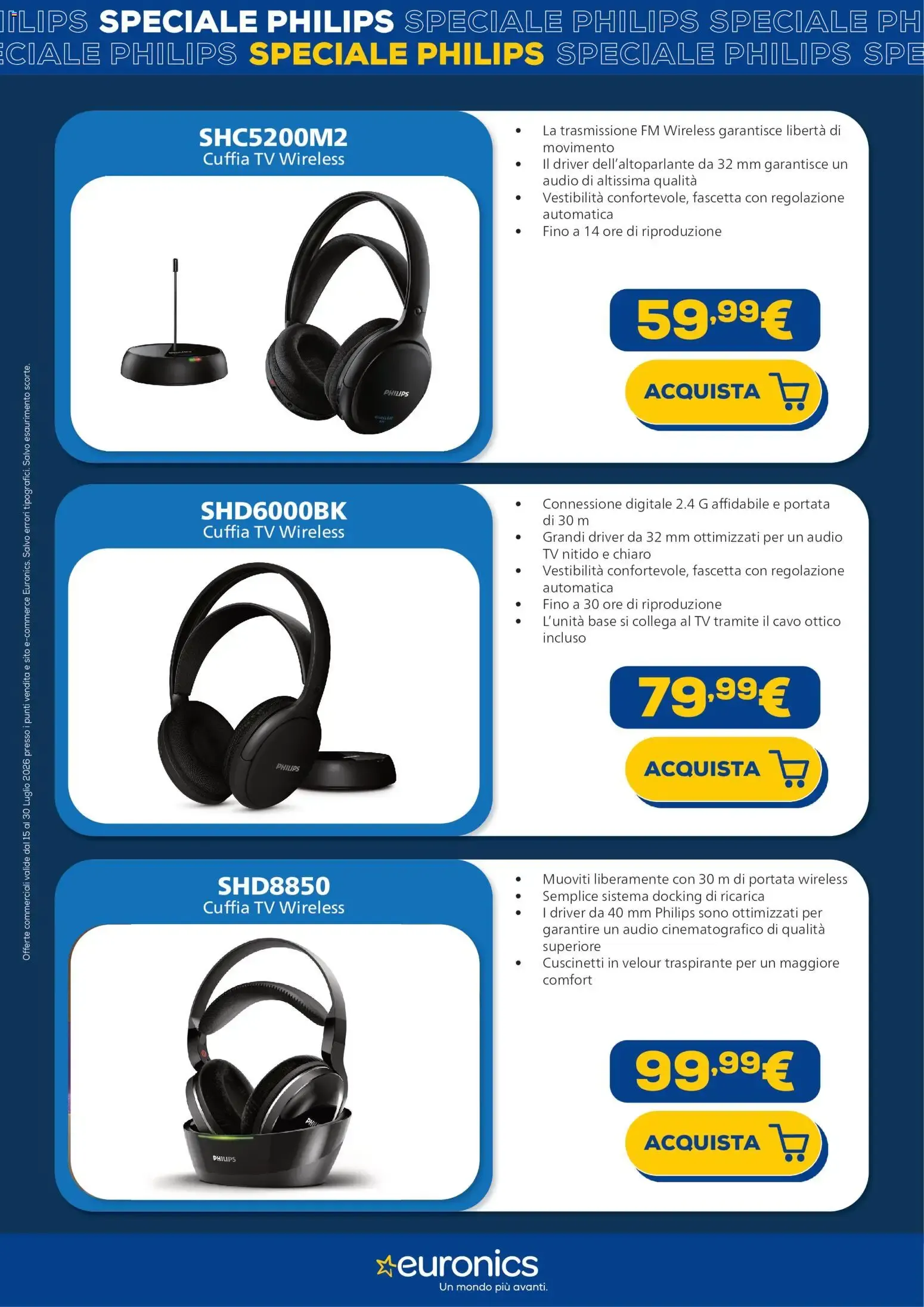Nuovo Euronics volantino Philips dal 15/07/2026 > offerte anteprima 🛍️ da 15 luglio a 30 luglio di 2026 - Pagina del volantino 12