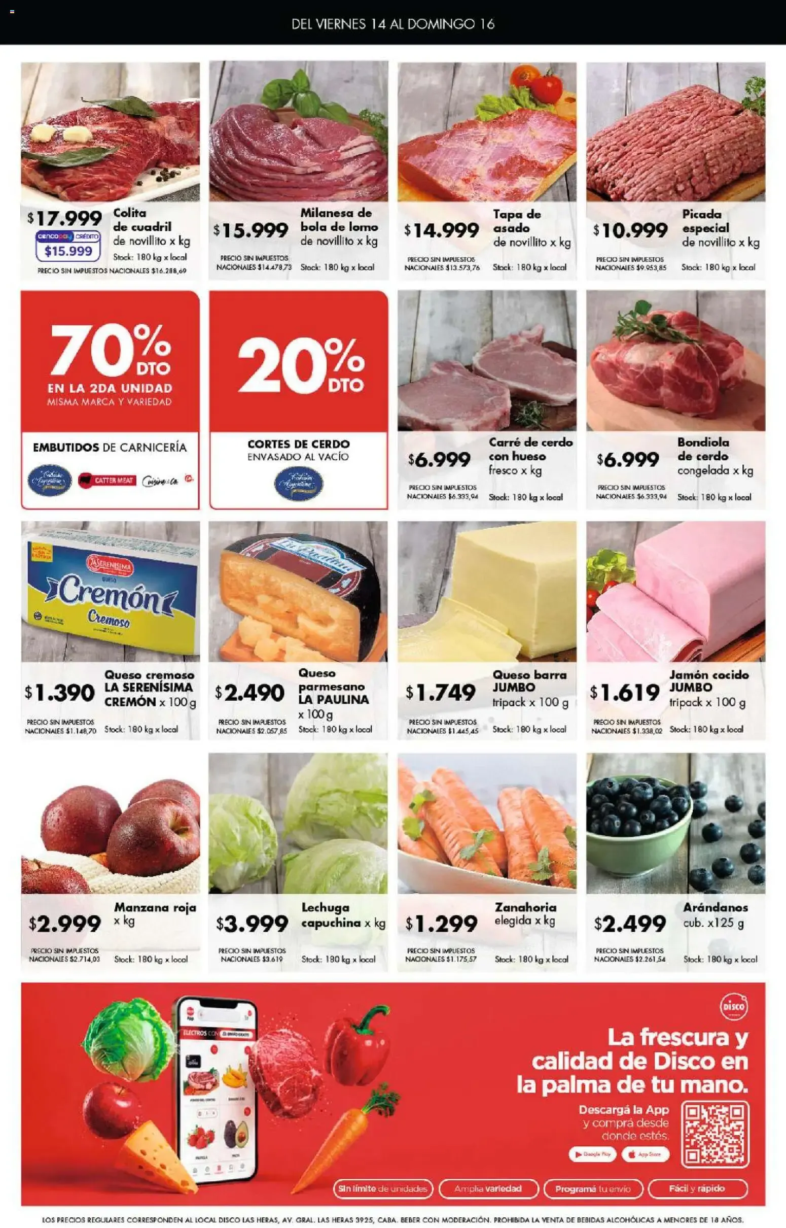 Ofertas de Disco Cencosud - Super Ofertas 14 de agosto al 16 de agosto 2026 - Página 8 del catálogo