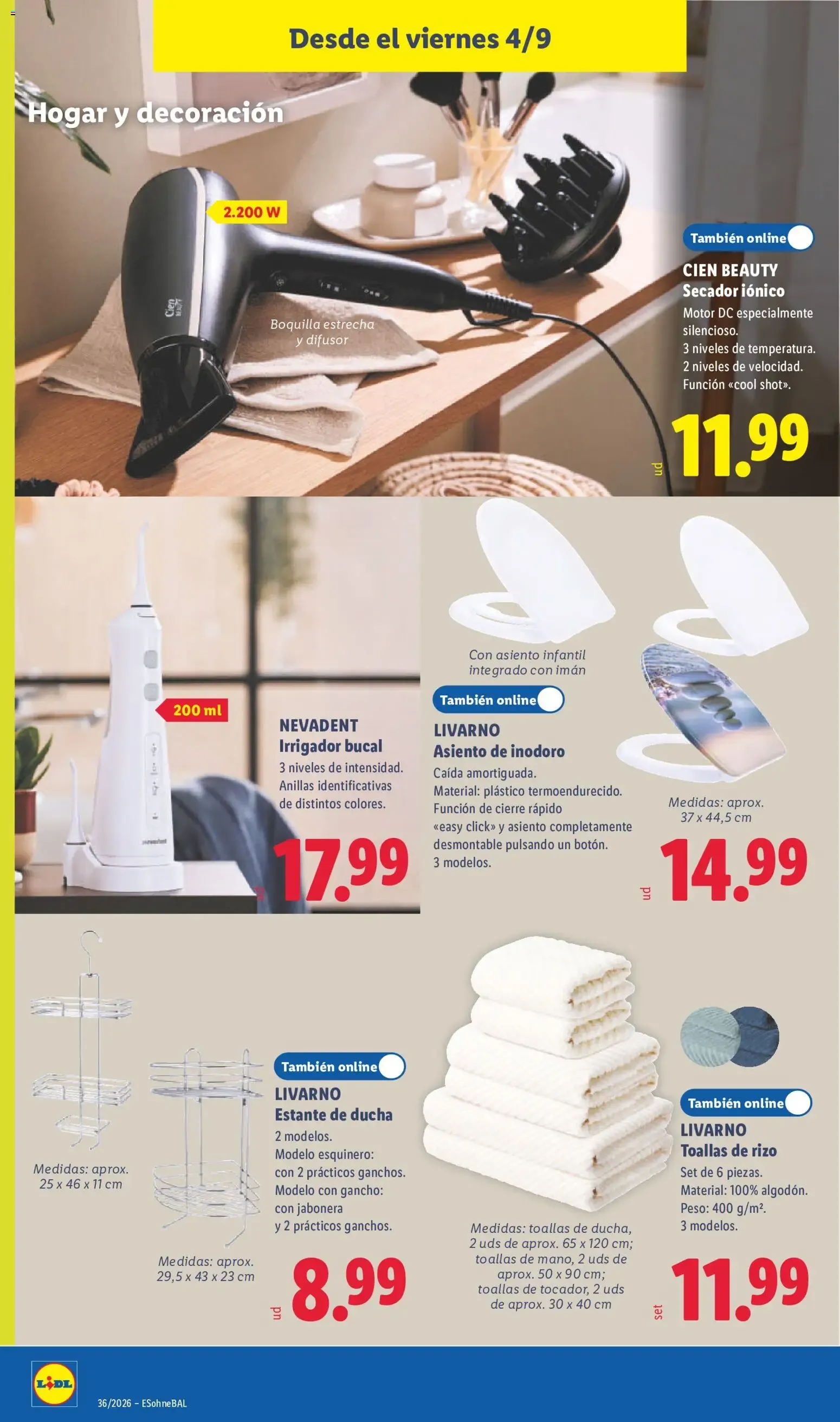 Catálogo de Lidl folleto de bazar del 31/08 | Ofertas 31 de agosto al 6 de septiembre 2026 - Página 20