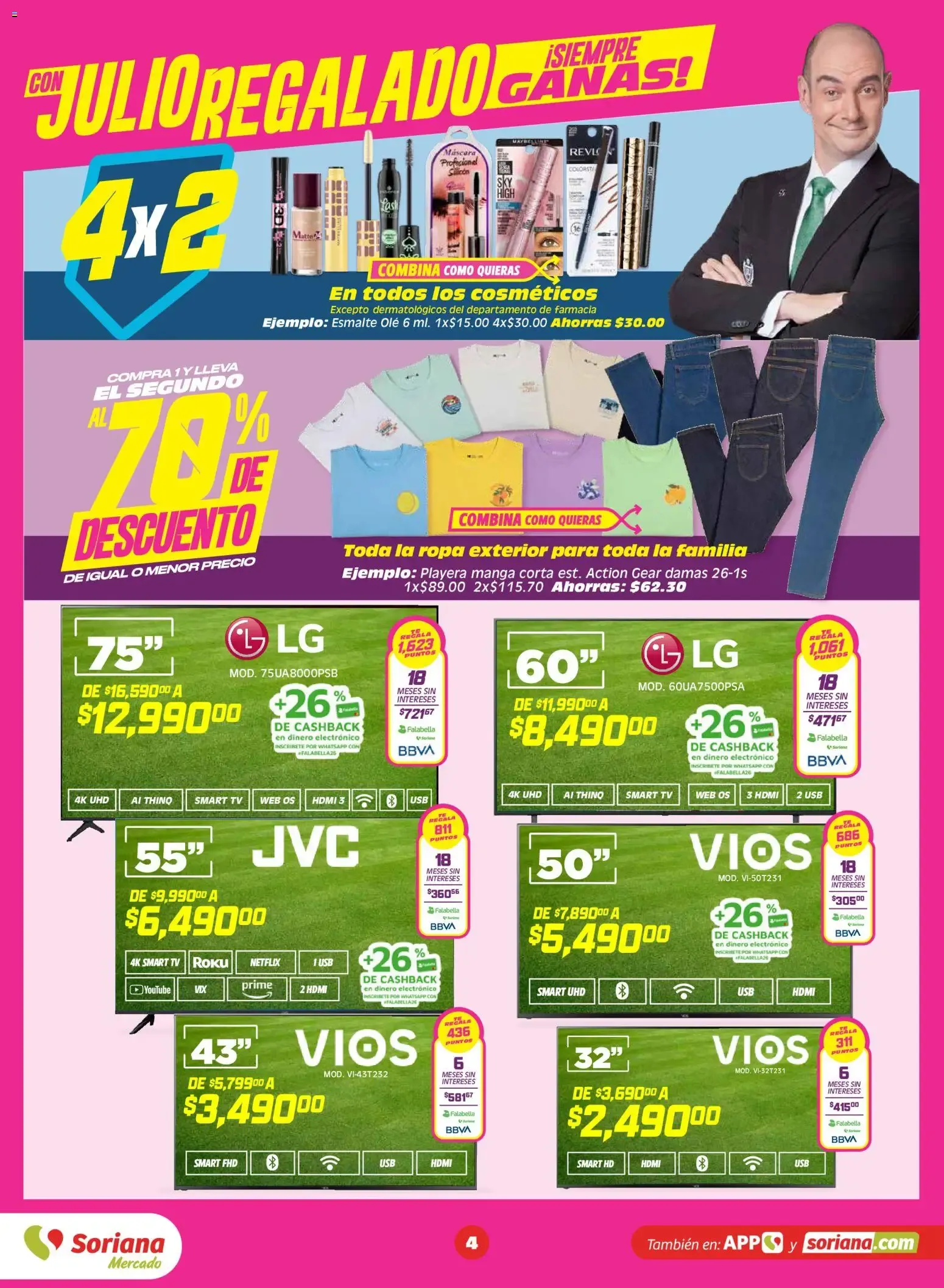 Catálogo de SORIANA ofertas hoy de 03/07/2026 - Folleto Julio 3 de julio al 9 de julio 2026 - Pagina 4