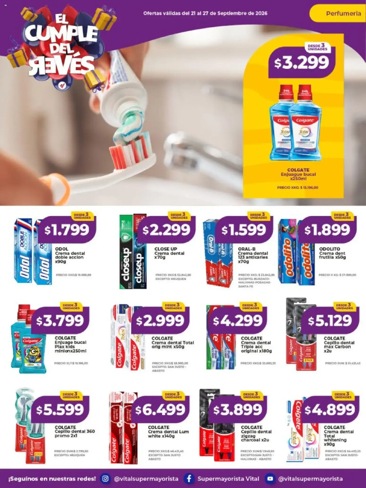 Ofertas de Vital Supermayorista - El Cumple del Jueves 21 de septiembre al 27 de septiembre 2026 - Página 5 del catálogo