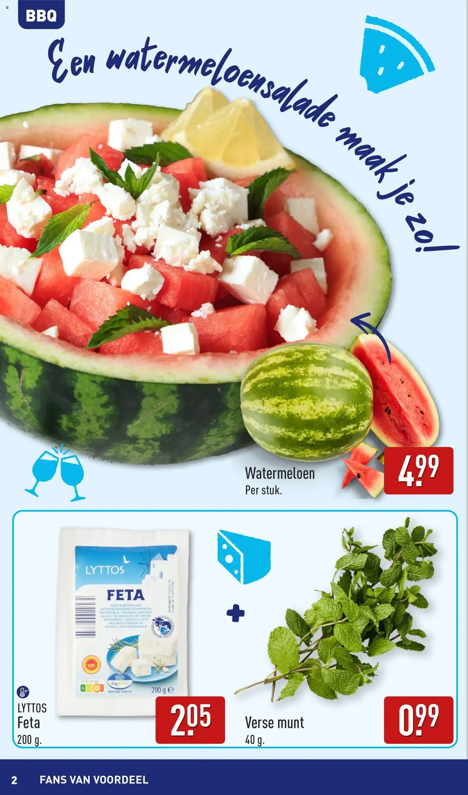 ALDI: ¡Tan Barato, Lo Celebramos! Inspiración Veraniega para BBQ. van 13 juli tot 19 juli 2026 - Folder pagina 2