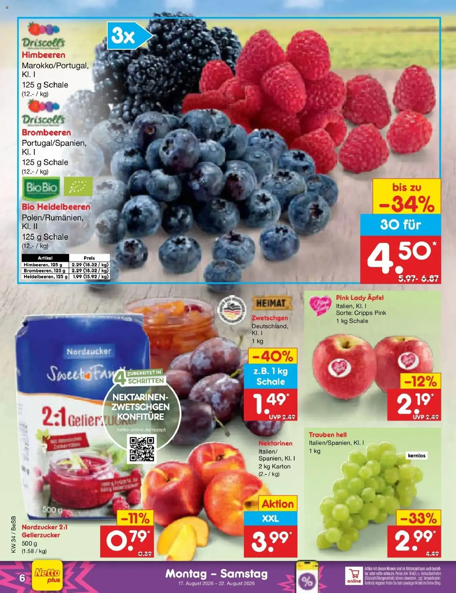 Netto Marken-Discount Prospekt Kremmen (ab 17.08.2026) » Angebote von 17. August bis 22. August 2026 - Prospekt seite 8