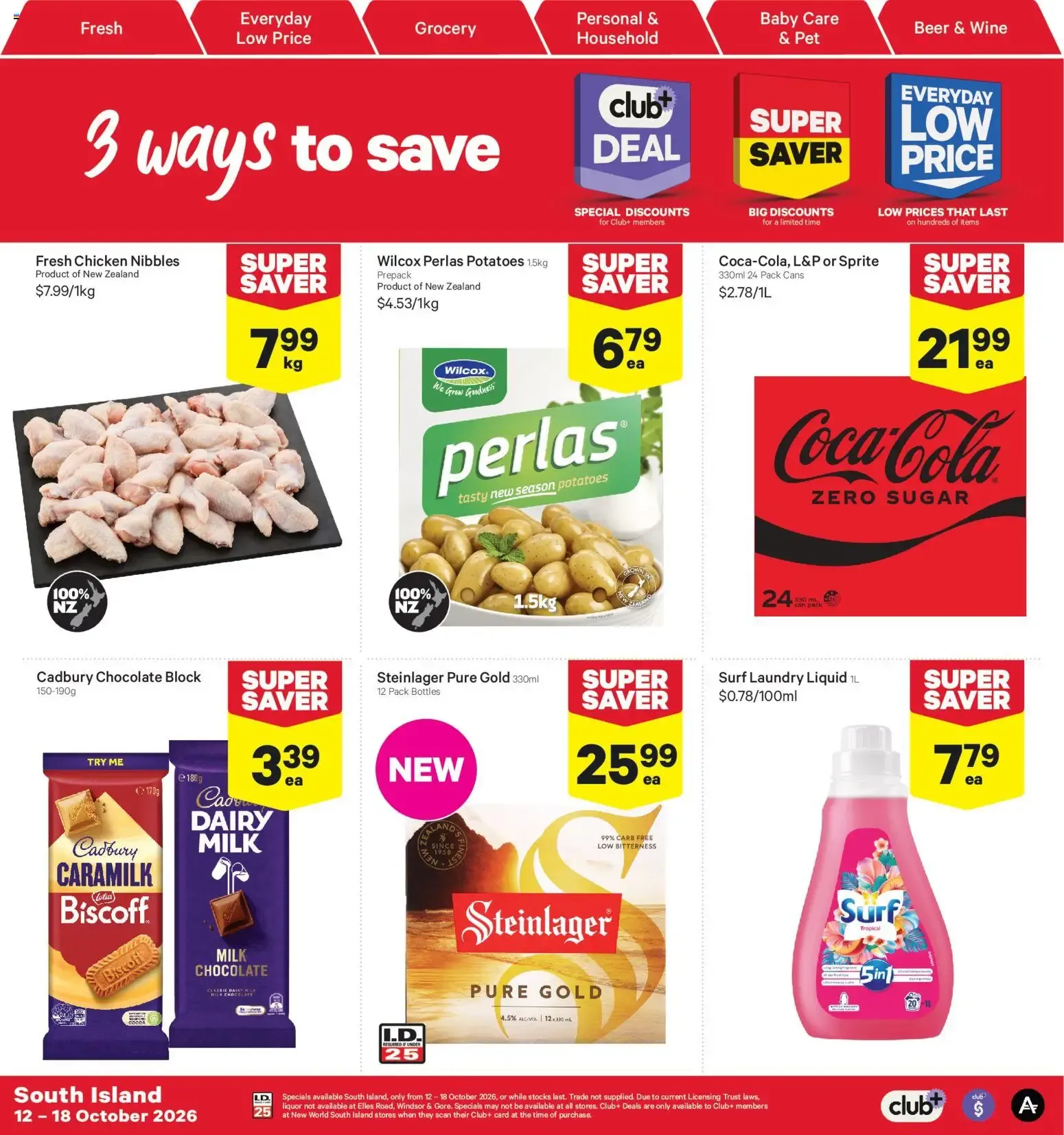3 ways to save from 12 October to 18 October 2026 - Catalogue Page 1