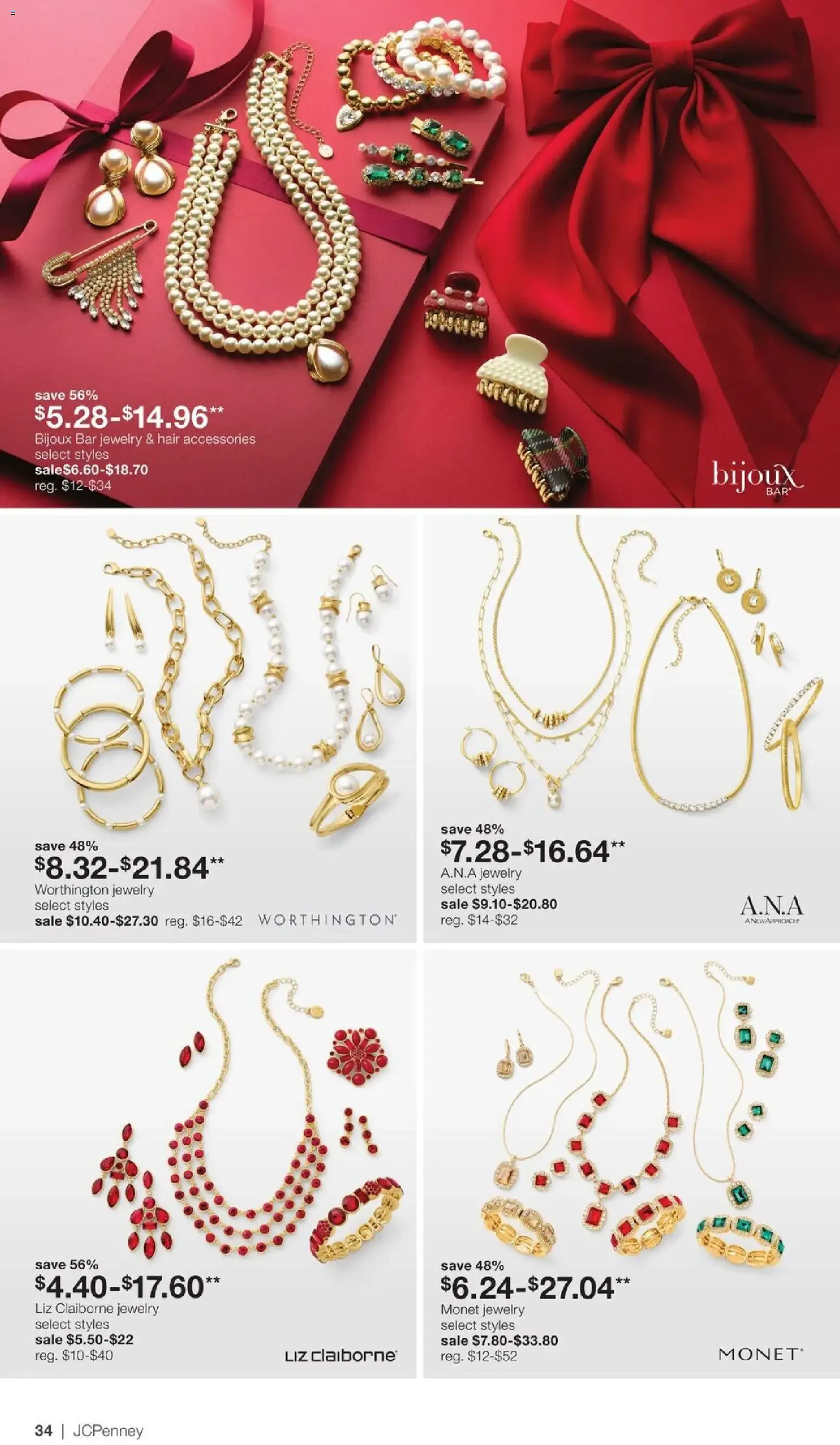 Weekly ad JCPenney Black Friday Early Access Jewelry Deals from October 26 to November 15 2026 - Page 34