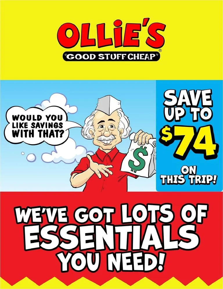 Ollie's: Save up to $74 on Essentials